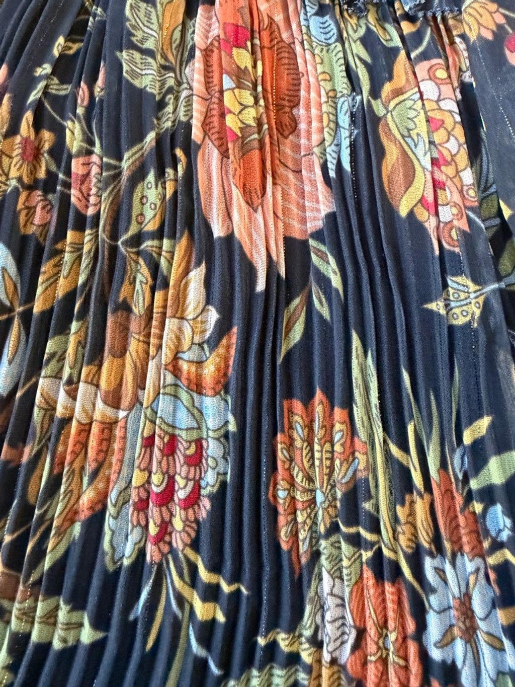 current air maxi dress Floral Surplice Pleated Maxi Dress - Wine Multi | Current Air