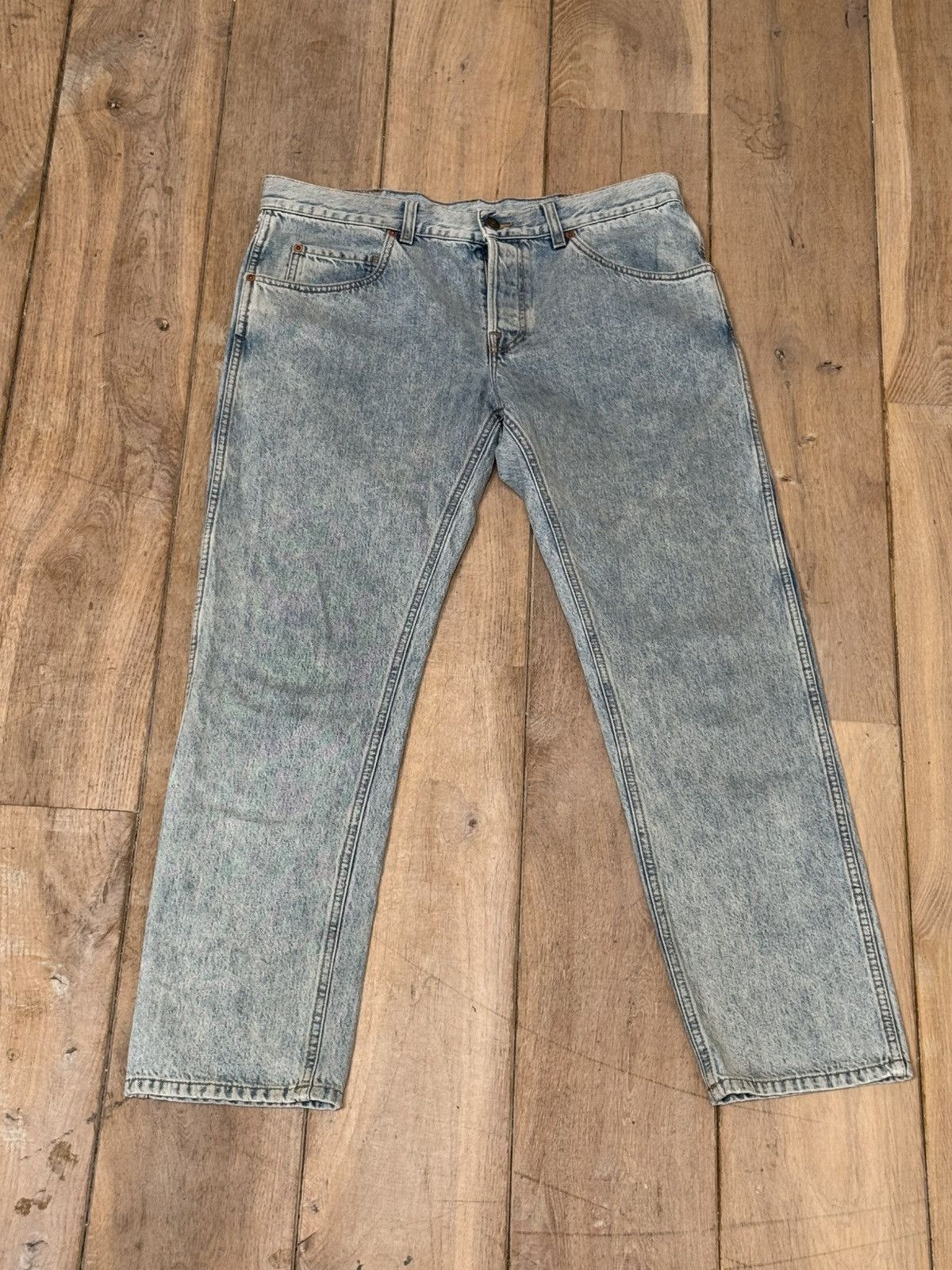 Gucci Gucci Light Blue Distressed Jeans Size US 36 / EU 52 - 1 Thumbnail