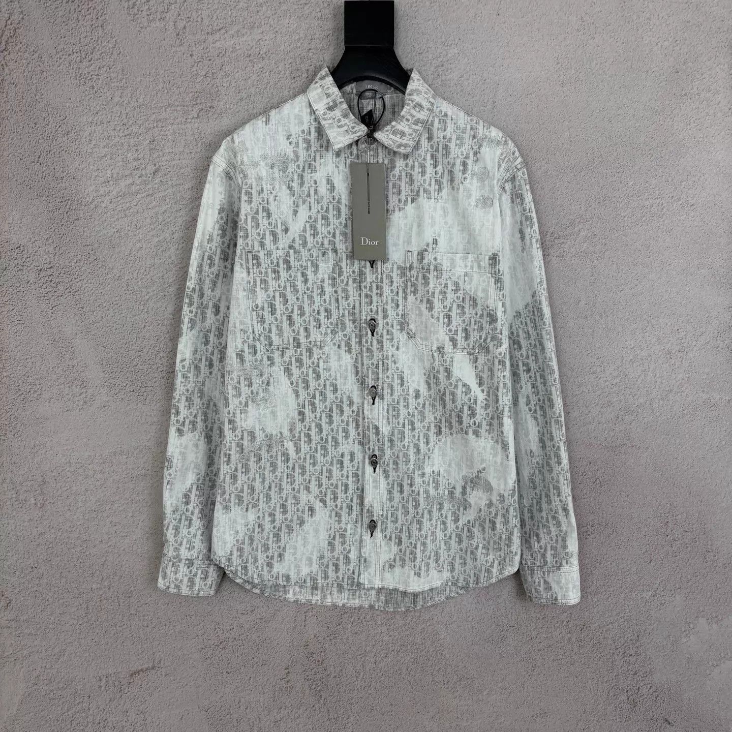 Dior Multi-Pattern Long-Sleeve Button-Up Shirt Size US S / EU 44-46 / 1 - 1 Thumbnail