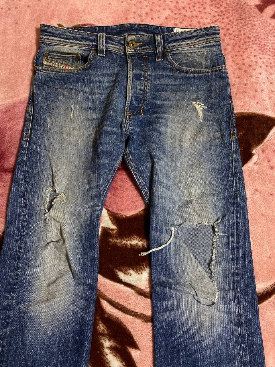 Diesel × Japanese Brand Diesel Safado Dirty Baggy Faded Jean Japan Avant Garde Style Size US 30 / EU 46 - 7 Thumbnail
