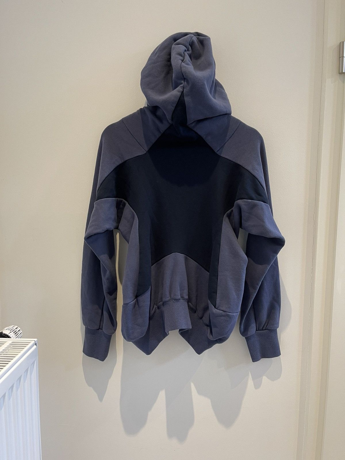 image of Comme Des Garcons Ganryu Aw14 Star Hoodie in Blue, Men's (Size Small)
