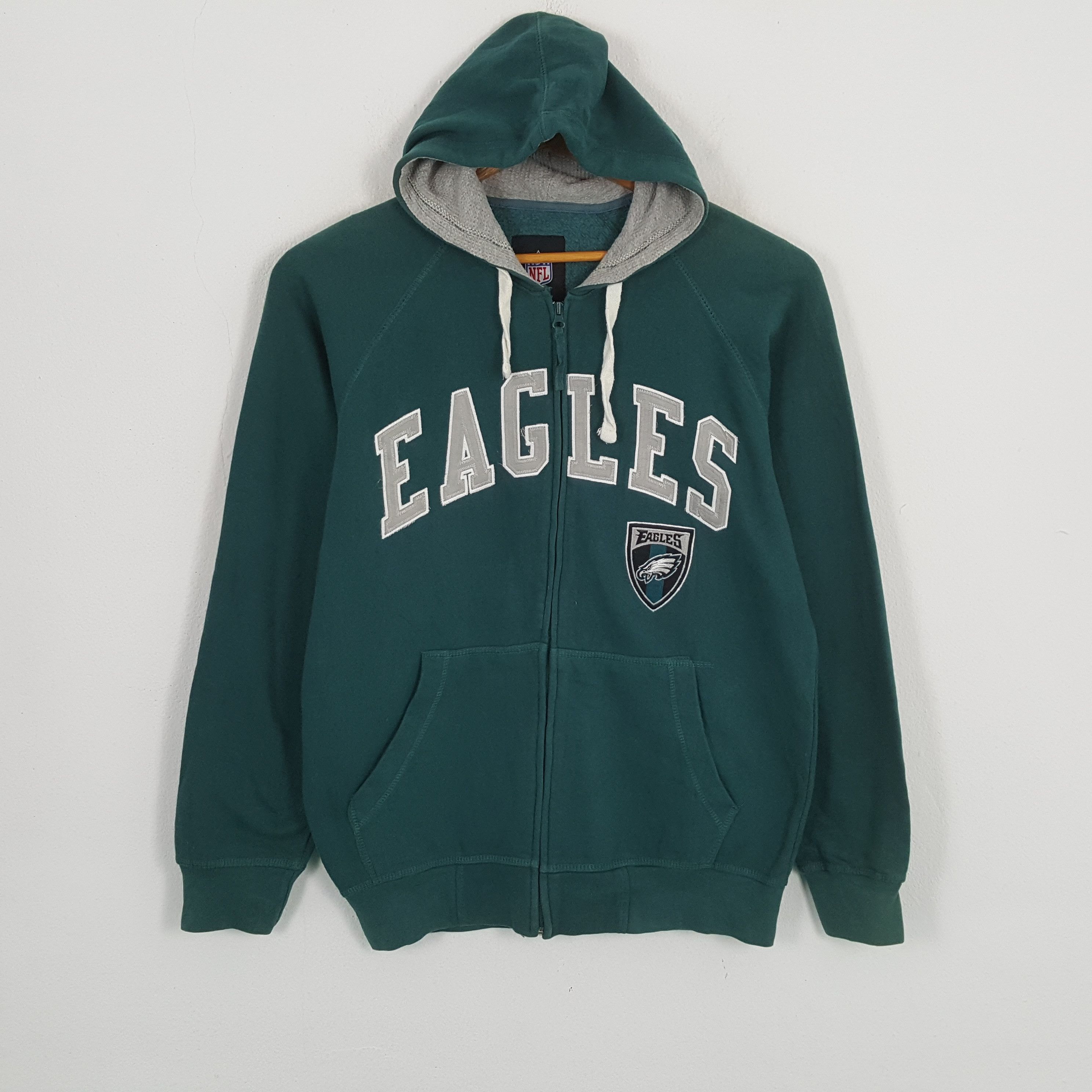 NFL × Vintage Vintage EAGLES American Football NFL Team Hoodies Size US L / EU 52-54 / 3 - 1 Thumbnail