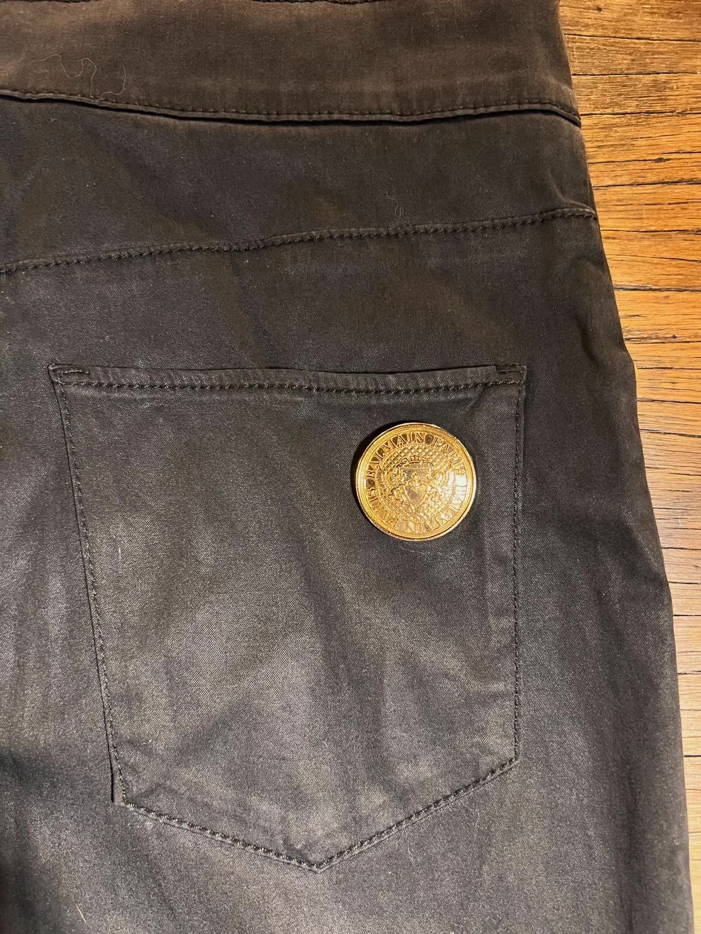 Balmain BALMAIN 17FW Trousers with Gold Buttons。Ｑ25 Size 34" / US 12 / IT 48 - 4 Thumbnail