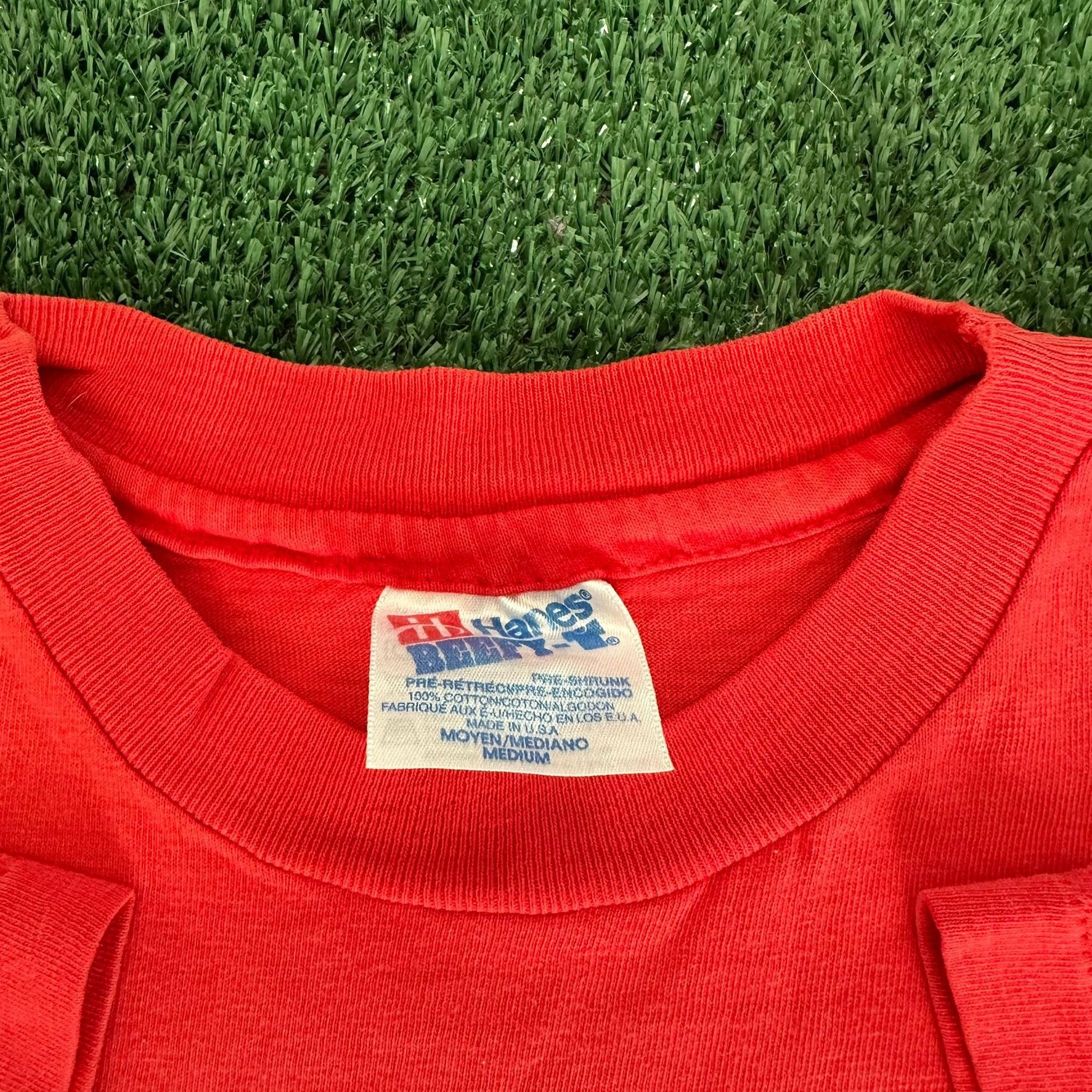 Hanes Vintage 90s Cocoa Beach T-Shirt Nautical Florida Tourist Tee Size US M / EU 48-50 / 2 - 4 Thumbnail
