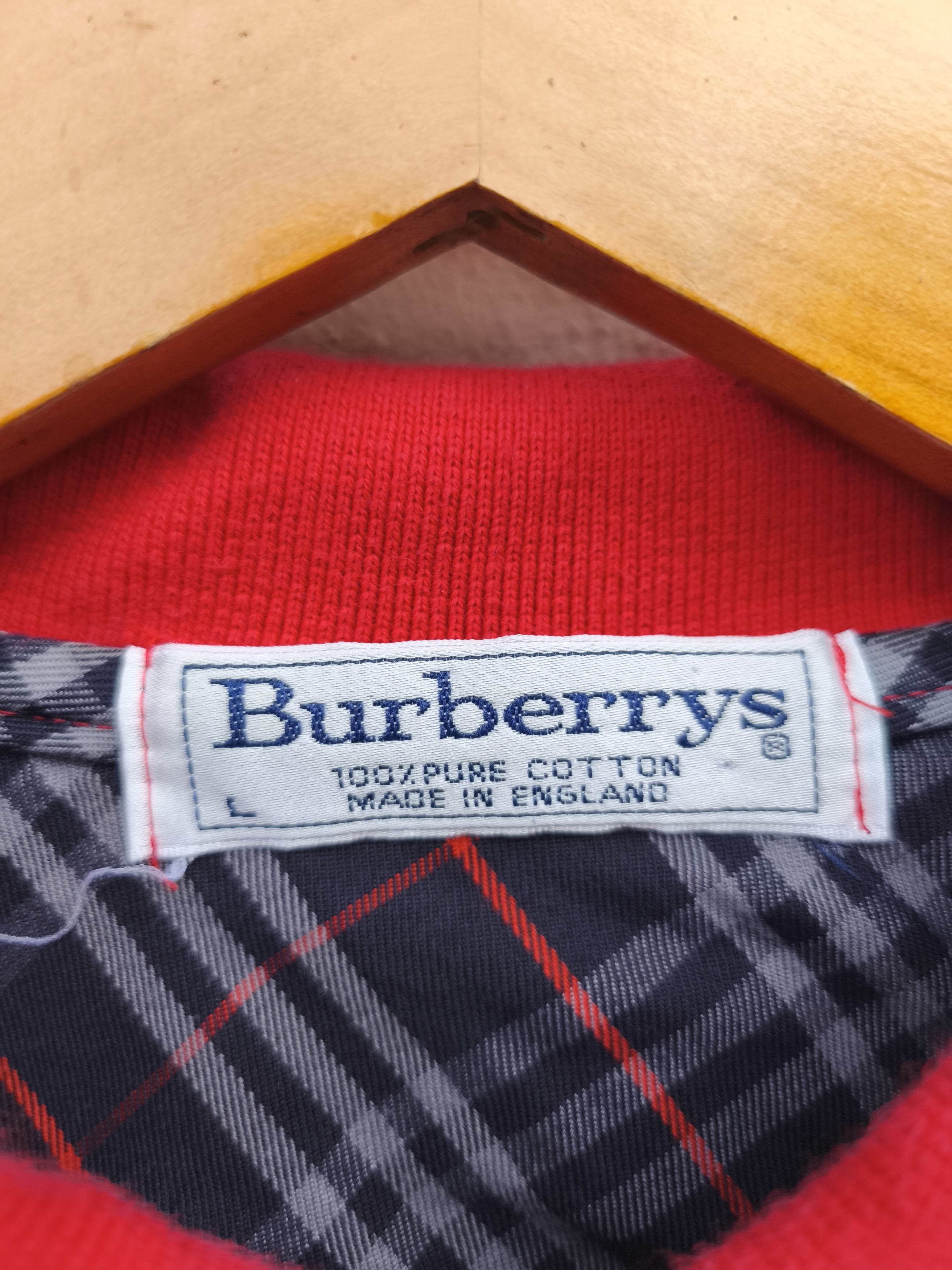 Burberry 🔥 Vintage Burberry t shirt polos long sleeve Size US L / EU 52-54 / 3 - 5 Thumbnail