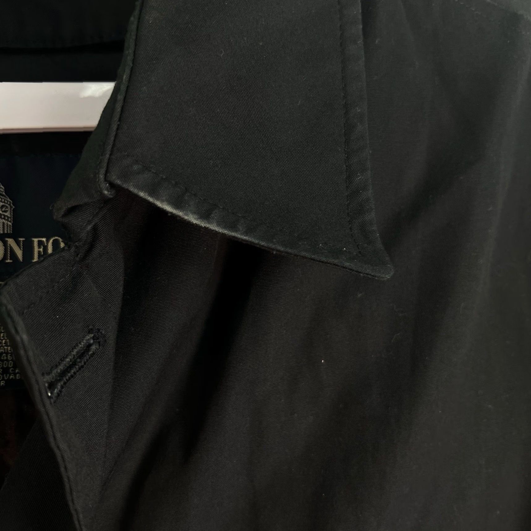 London Fog VINTAGE London Fog Overcoat Lined Removable Black Men’s Size 40 L Size US XXS / EU 40 - 6 Thumbnail