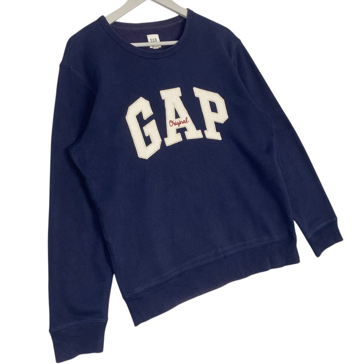 Other Vintage GAP Big Logo Printed NavyBlue Pullover Jumper Size S Size US S / EU 44-46 / 1 - 3 Thumbnail