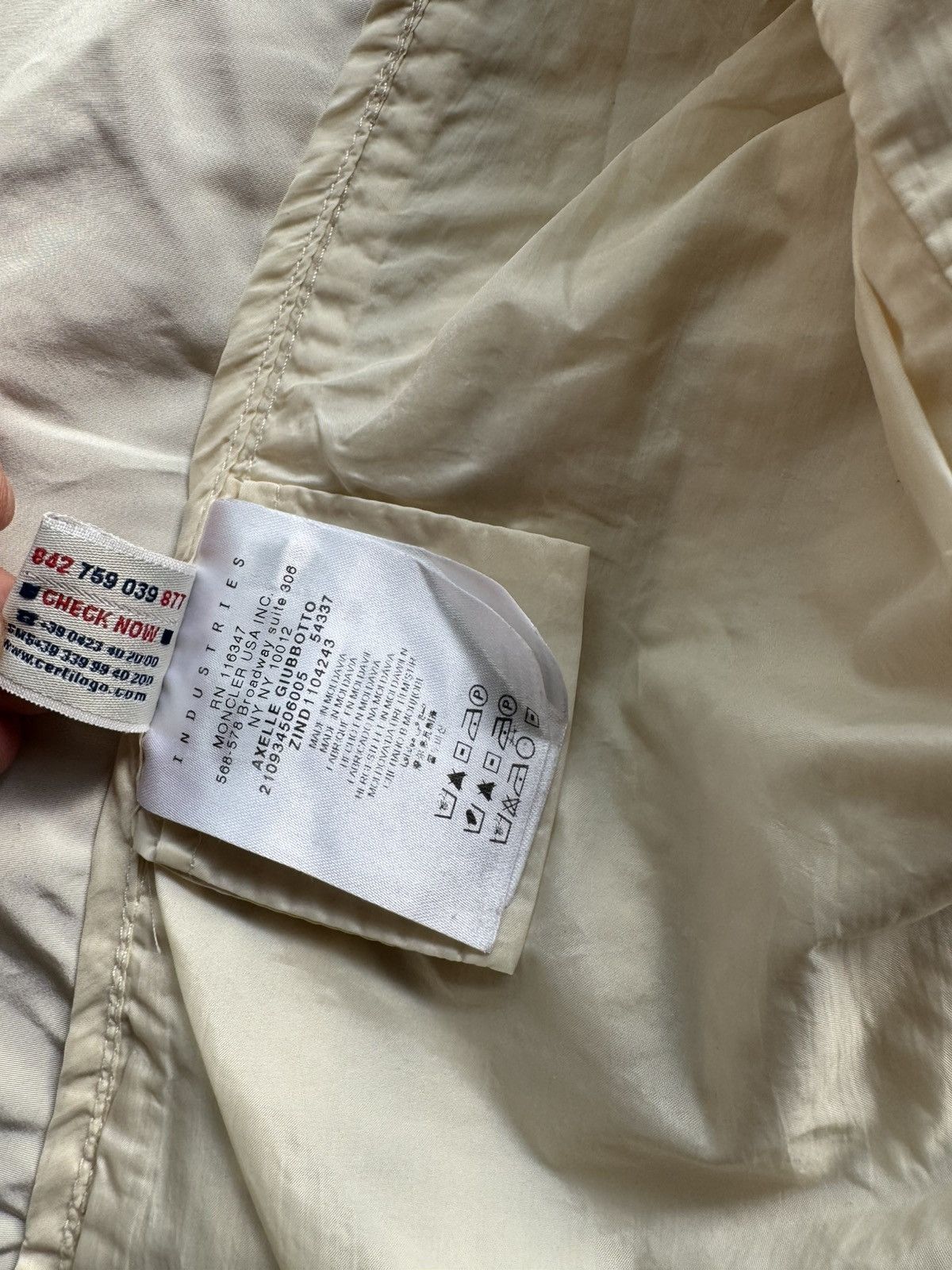 Moncler Moncler Axelle Nylon biker Shorty Jacket Size 0 Size XS / US 0-2 / IT 36-38 - 7 Thumbnail