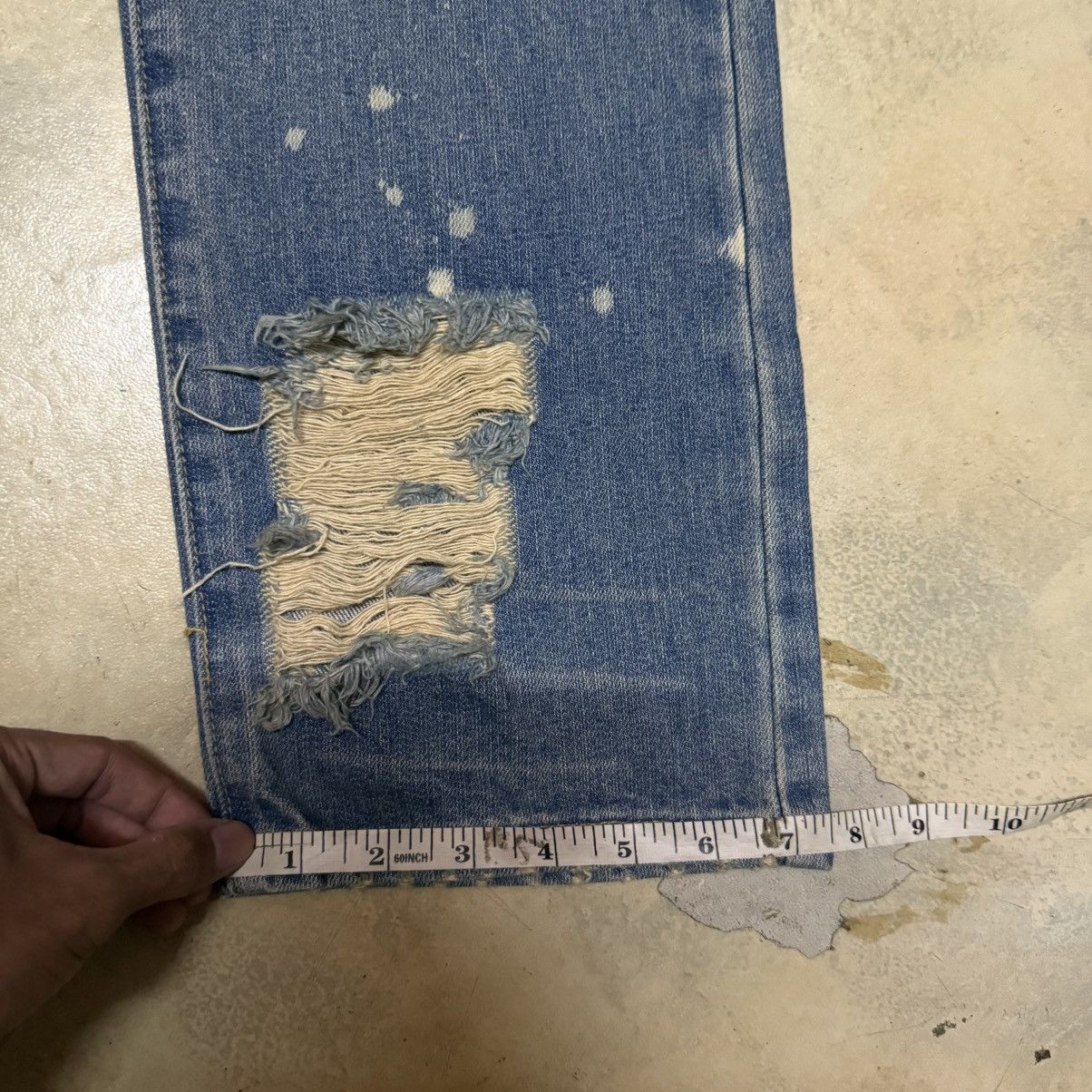 Japanese Brand Japanese Brand Distressed Denim Jeans Size US 32 / EU 48 - 11 Thumbnail