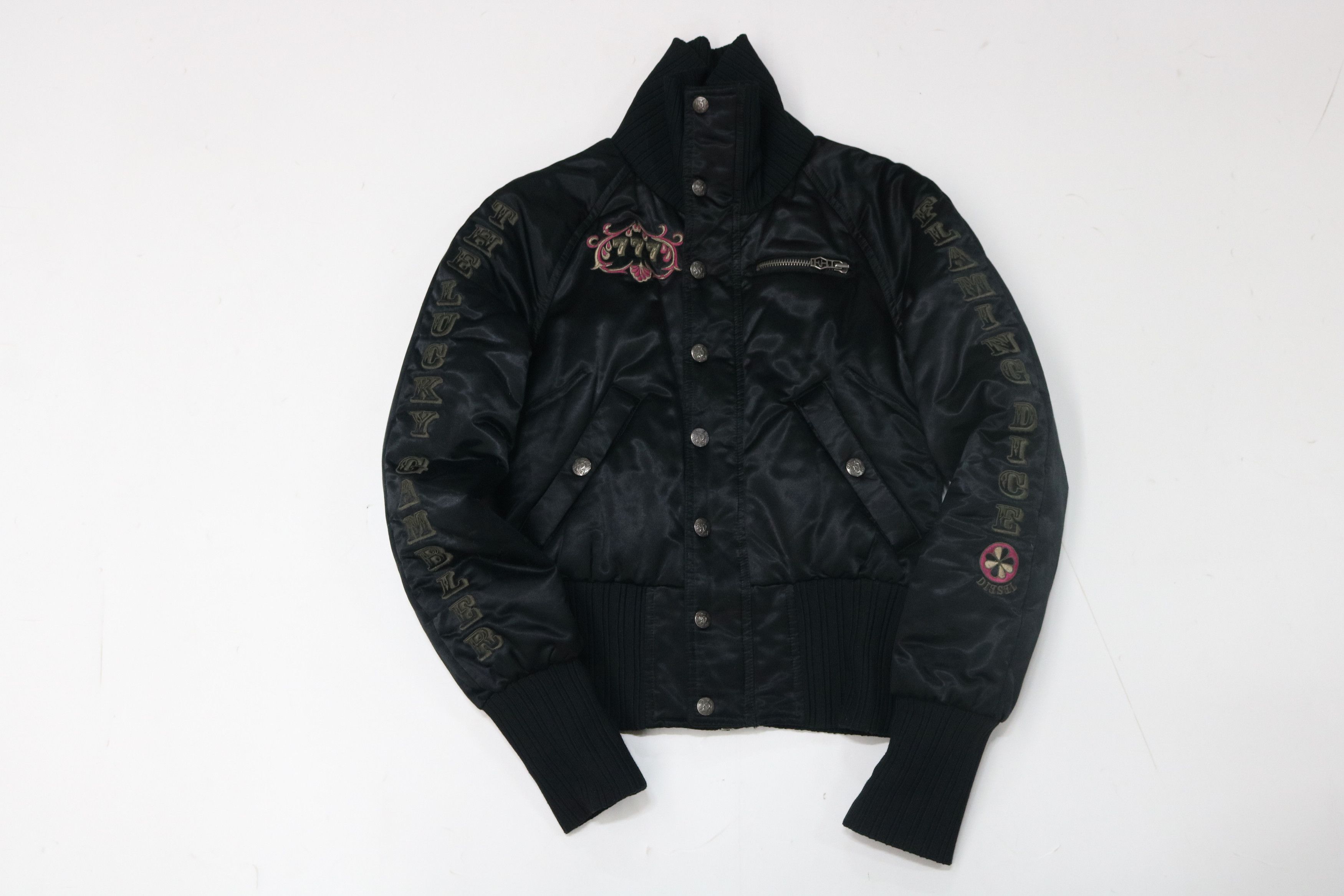 Diesel DIESEL Joker Embroidered Cropped Jacket Size XS / US 0-2 / IT 36-38 - 7 Thumbnail