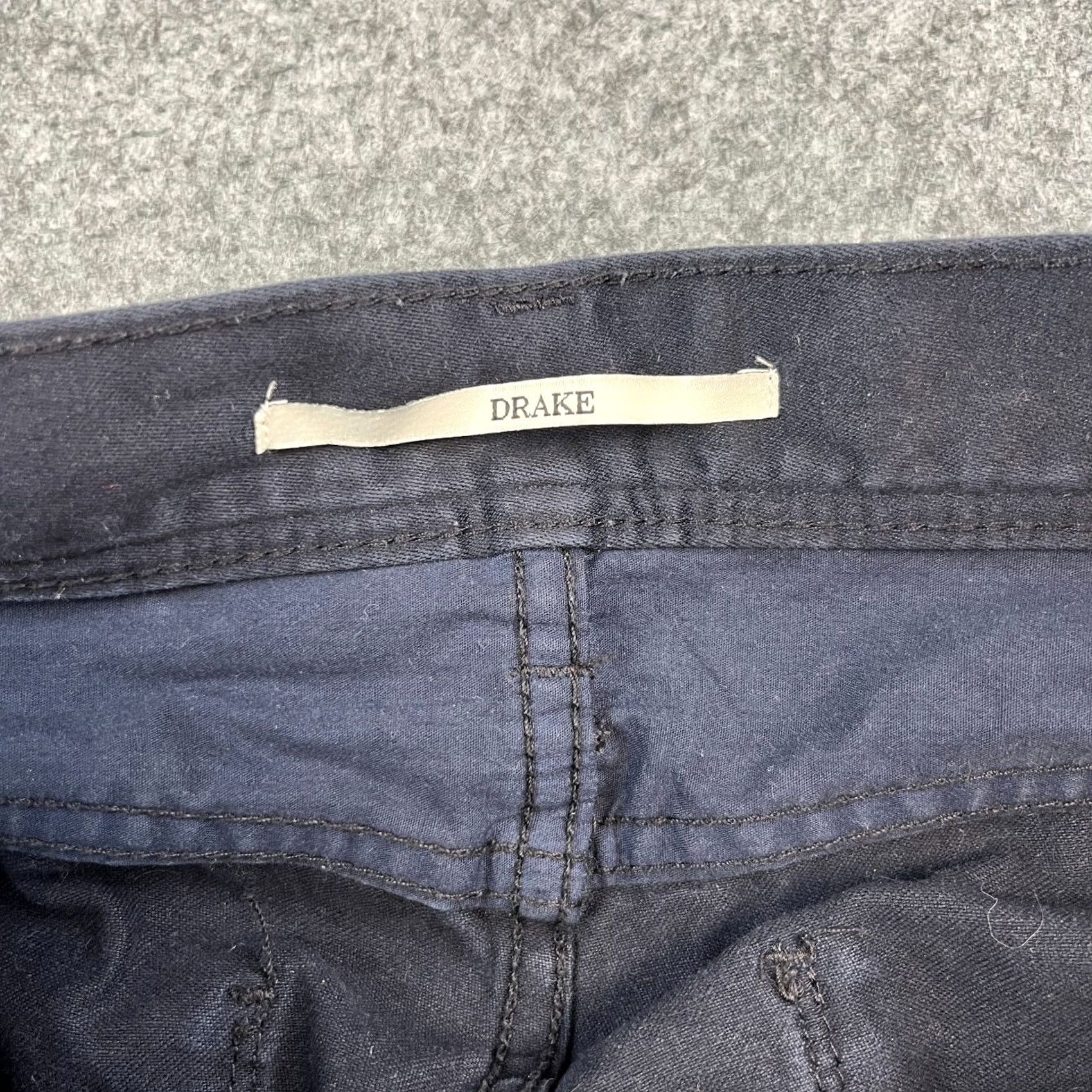 Reiss Reiss Drake Jeans Slim Tapered 32 Dark Blue 100% Cotton Zip Fly Denim Men Jeans Slim 32 Size US 32 / EU 48 - 7 Thumbnail