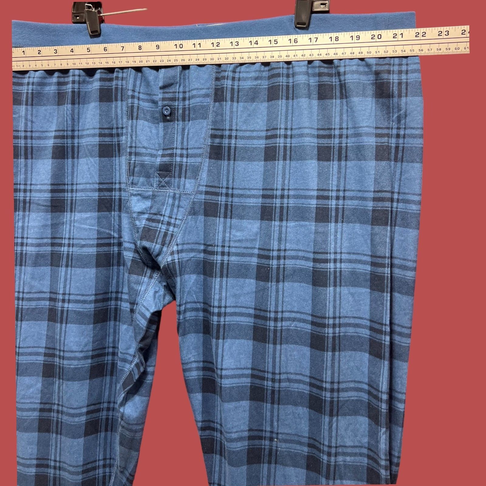 Other Goodfellow - Men's Plaid Pajama Pants - Blue - XXL Size ONE SIZE - 3 Thumbnail