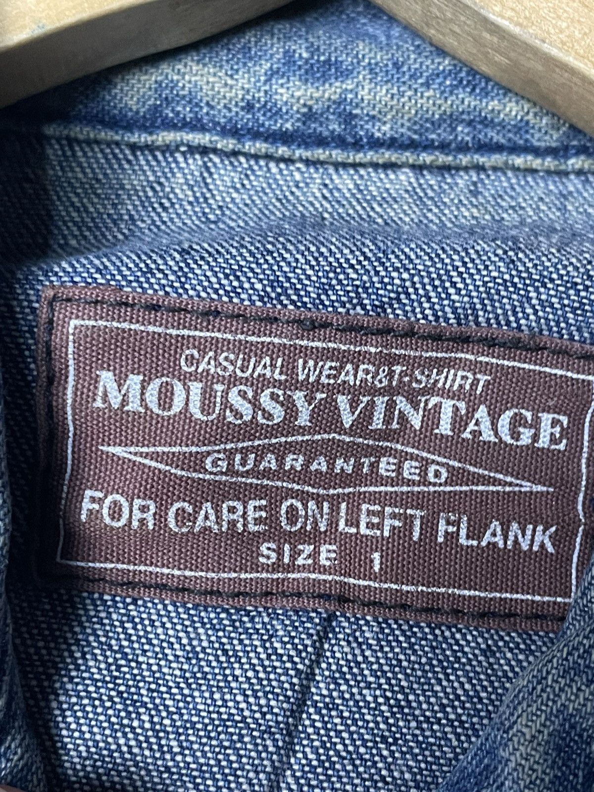 Japanese Brand × Vintage Moussy Vintage Casual Denim Button Up Shirts (93) Size US XXS / EU 40 - 5 Thumbnail