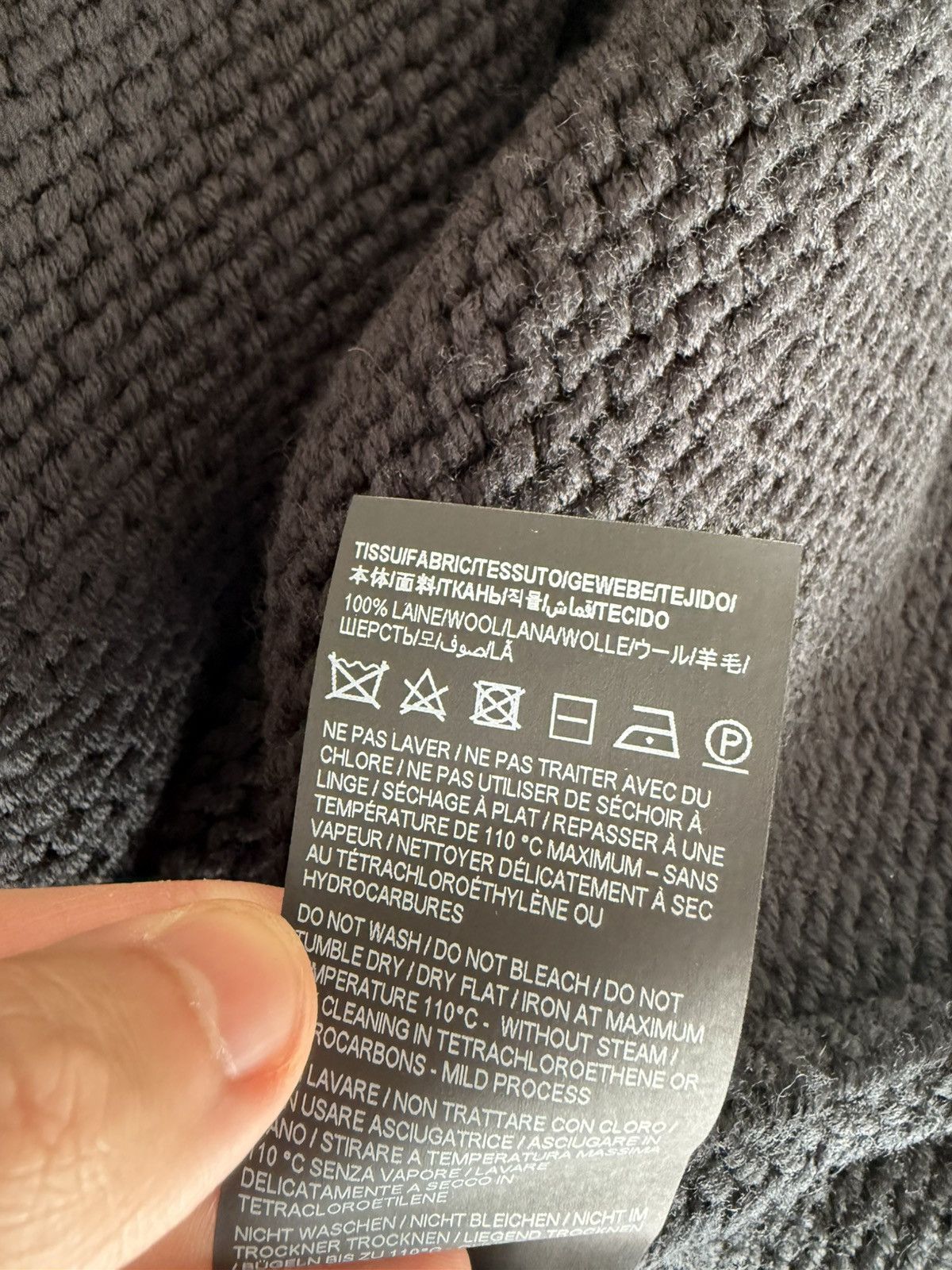 Saint Laurent Paris FW23' Saint Laurent Extra Long Wool Turtleneck Size US XL / EU 56 / 4 - 4 Thumbnail