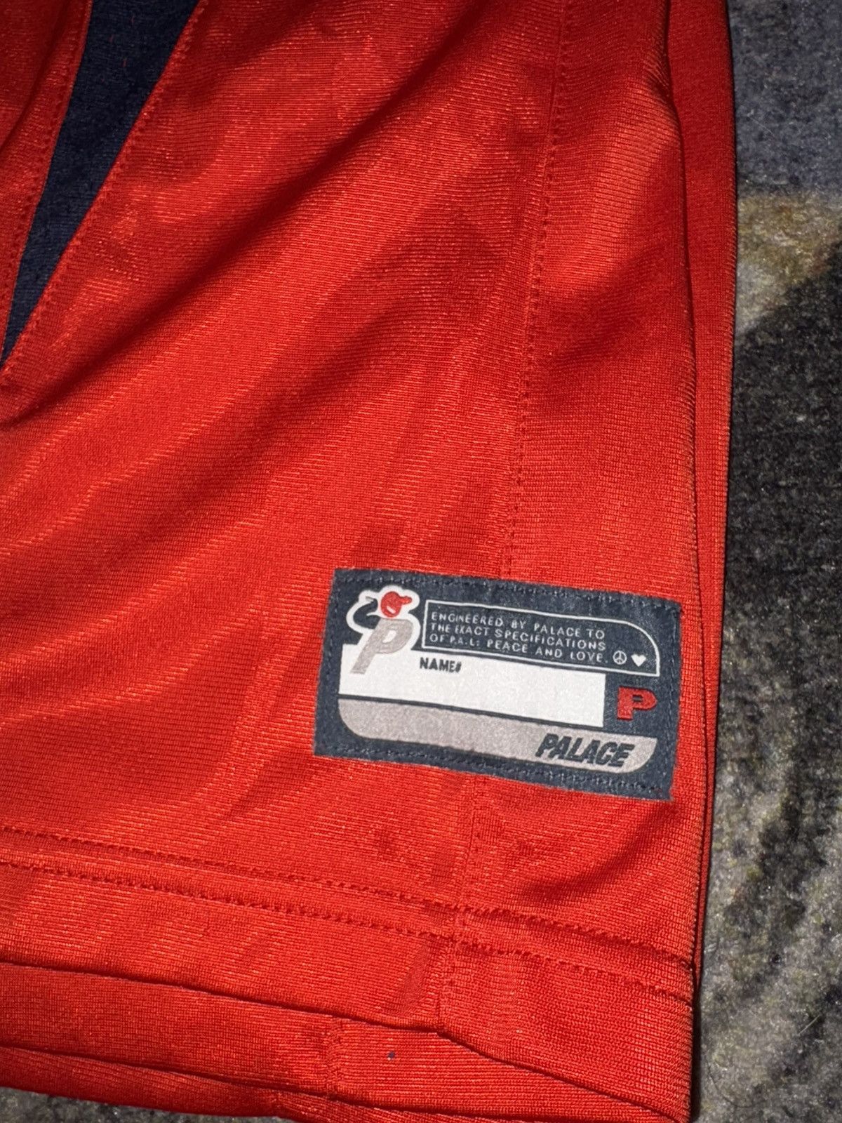 Palace Palace Mesh Team Short Red (MEDIUM) Size US 30 / EU 46 - 3 Thumbnail