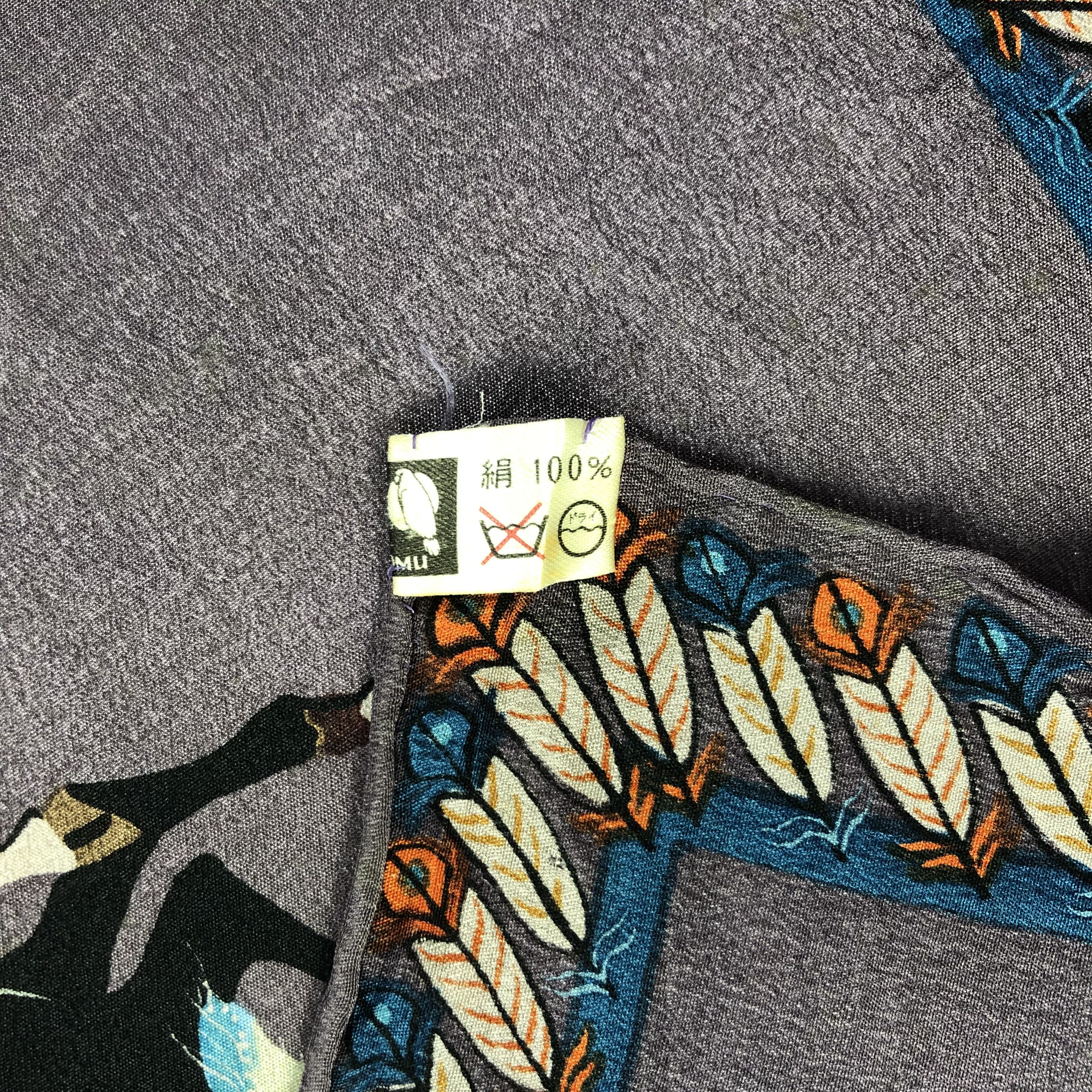 Vintage Vintage Junko Koshino Silk Scarf Size ONE SIZE - 5 Thumbnail