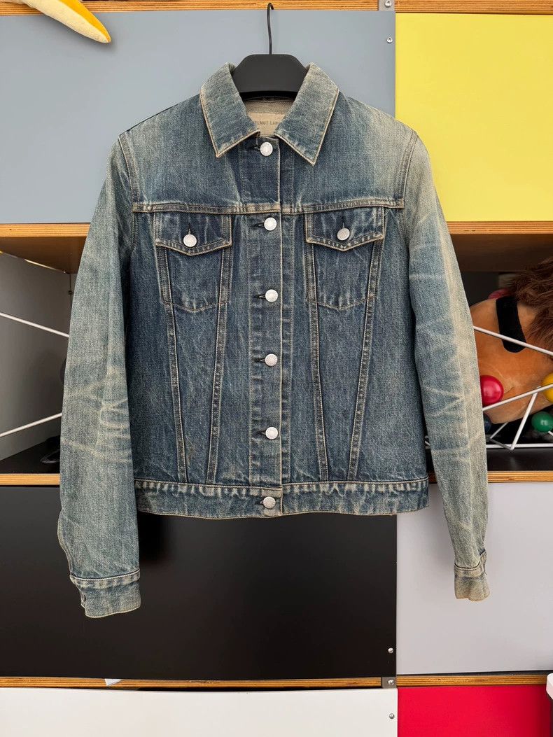 Helmut Lang HELMUT LANG classic raw denim jacket Size US XXS / EU 40 - 1 Thumbnail