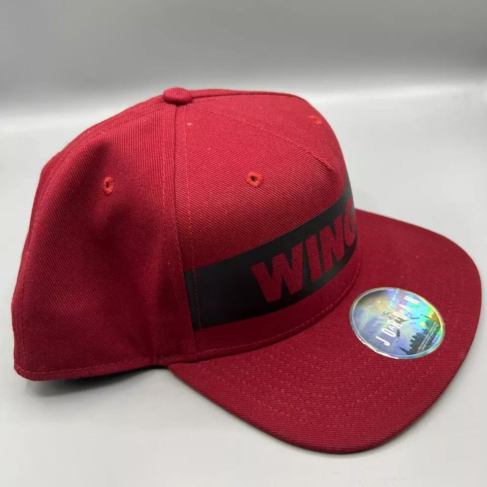 Jordan Brand Air Jordan Hat Men Red Wing It Jumpman Snap Back Cap Size ONE SIZE - 3 Thumbnail