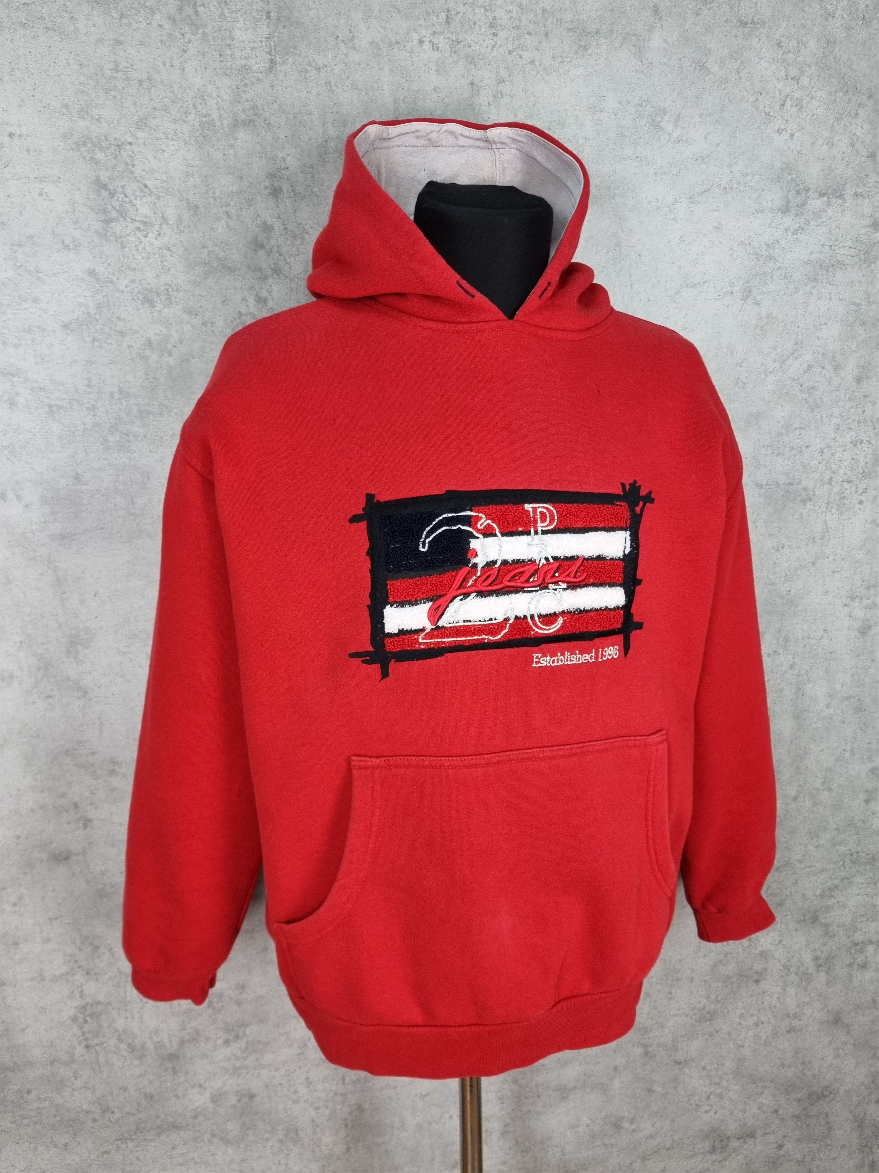 Rap Tees 2PAC Spellout Big Logo Distressed Hoodie Size US L / EU 52-54 / 3 - 2 Thumbnail