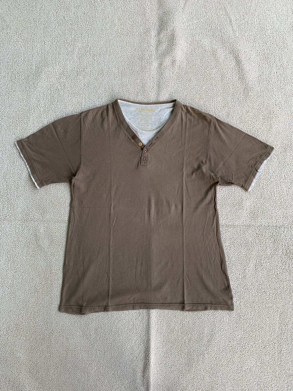 Hysteric Glamour × If Six Was Nine × KMRii JAPANESE Brand Double Layer Brown Feded TSHIRT Size US L / EU 52-54 / 3 - 1 Thumbnail