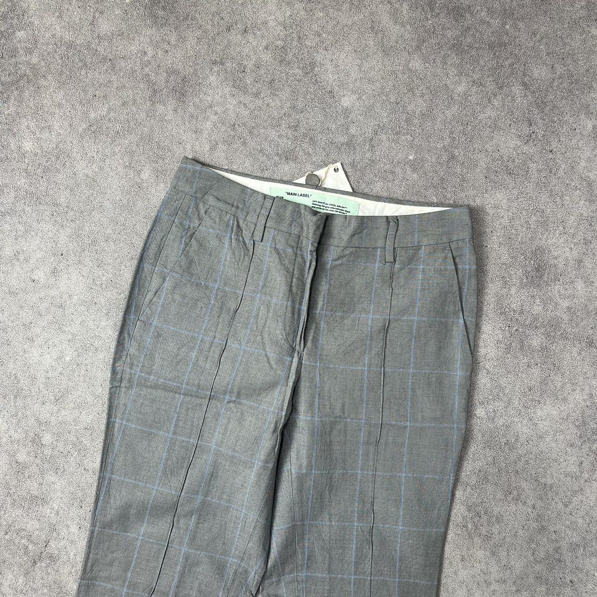 Off-White × Virgil Abloh Off white tartan pants Size 40" / US 18 - 2 Thumbnail