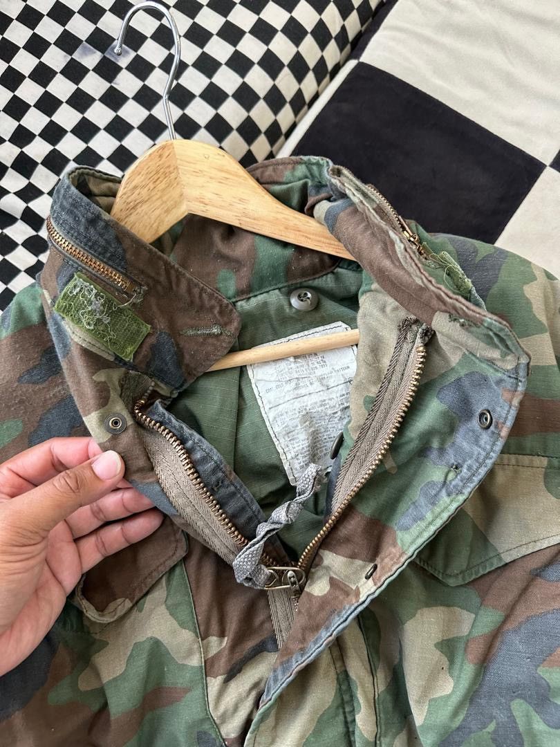 Vintage VINTAGE ARMY CAMOUFLAGE JACKET Size US M / EU 48-50 / 2 - 2 Thumbnail