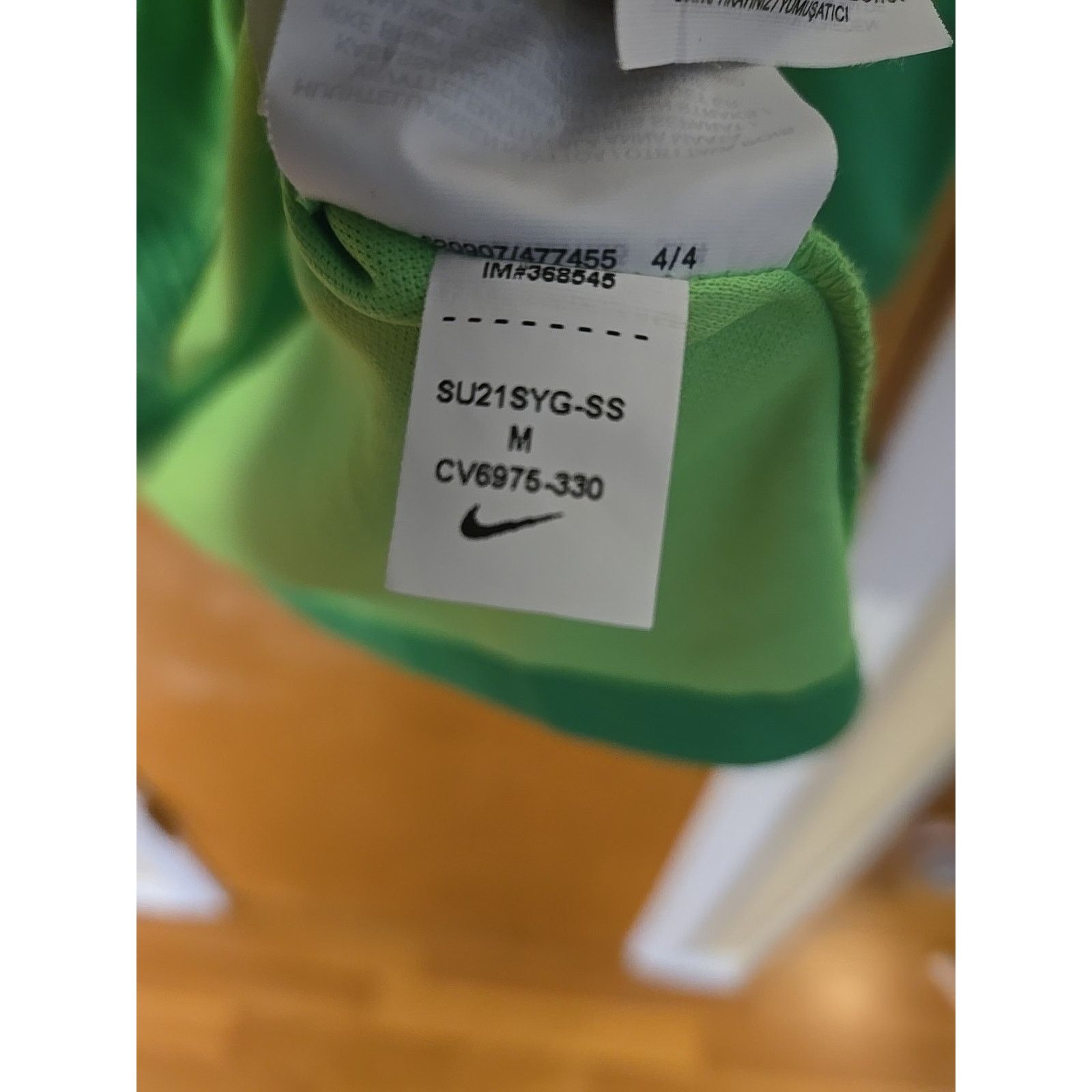 Nike NIKE ATLETICO MADRID 2021 GOALKEEPER JERSEY Sample - NWOT Size US M / EU 48-50 / 2 - 6 Thumbnail
