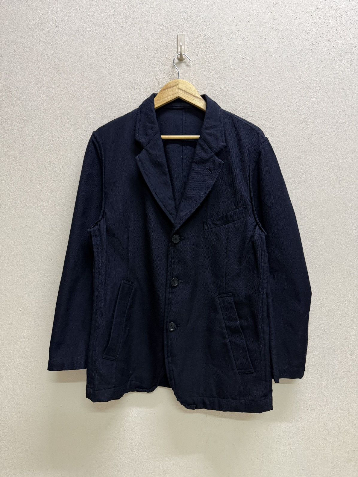 Comme des Garcons Homme Plus AD1998 Comme Des Garcons Homme Plus Linen Wool Coat Jacket Size US M / EU 48-50 / 2 - 25 Thumbnail