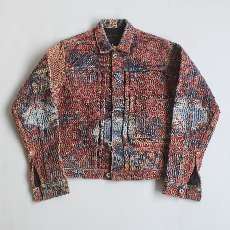 Levi's Sashiko Boro Custom Levis Vintage Type 1 Soros Jaket | Grailed