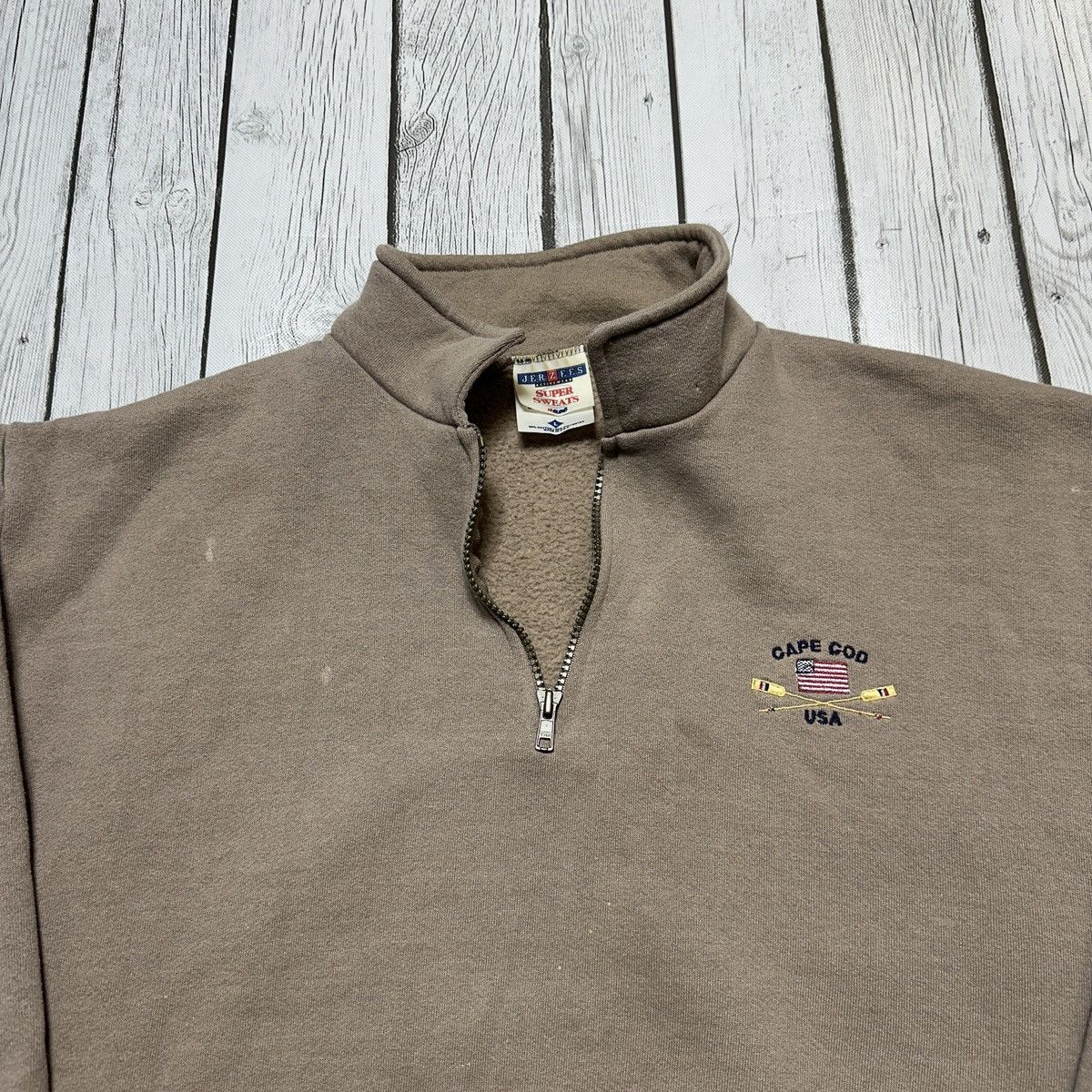 Jerzees × Vintage Vintage Cape Cod sweatshirt Size US L / EU 52-54 / 3 - 3 Thumbnail