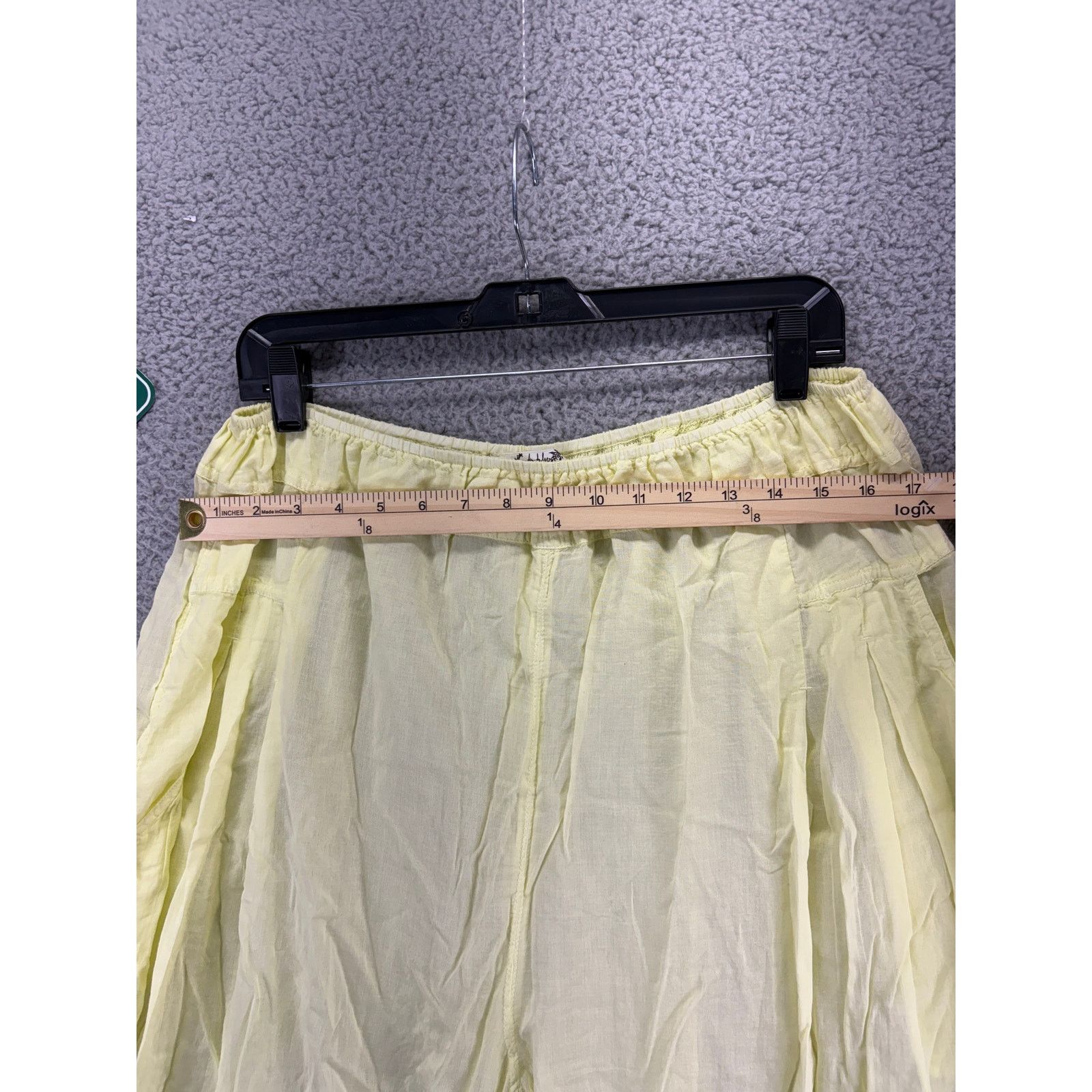 Free People Free People Wide Leg Harem Pull on Pants Women Medium Yellow Size 28" / US 6 / IT 42 - 2 Thumbnail