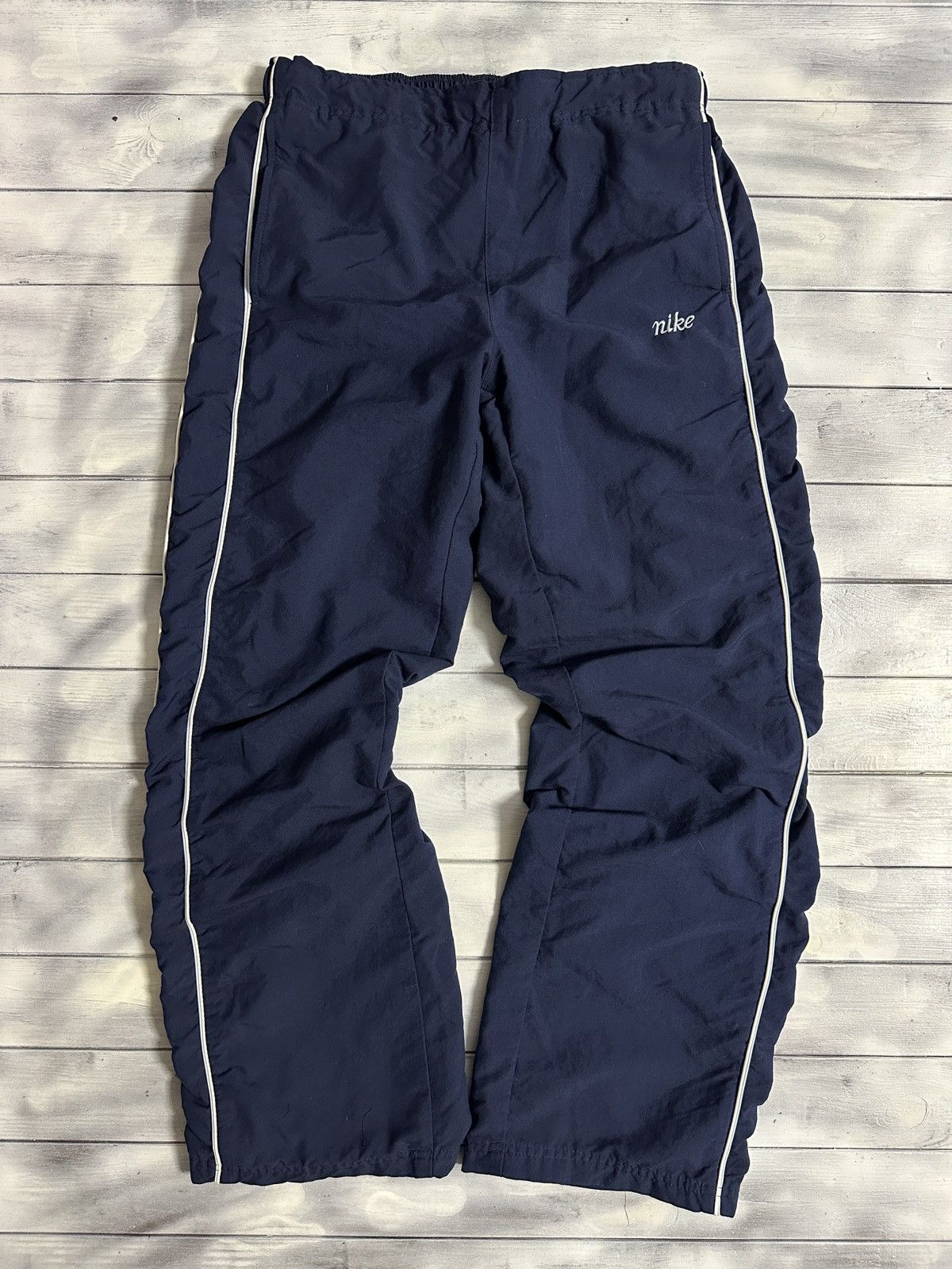 Nike Rare Vintage Pants Nike Small Logo Drill Y2K Style. Size US 32 / EU 48 - 1 Thumbnail