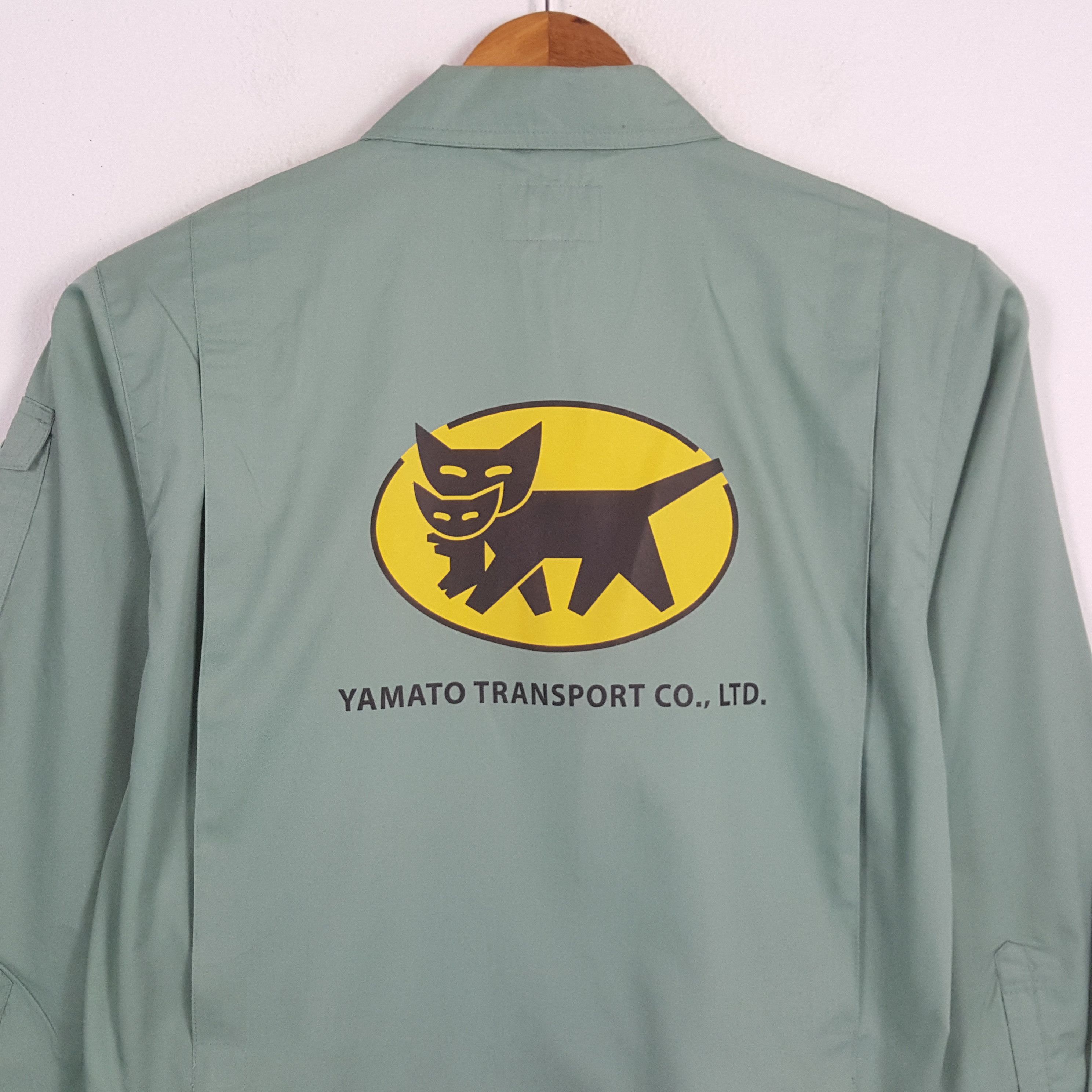 Japanese Brand × Vintage Vintage YAMATO TRANSPORT Japanese Racing Custom Jacket Size US L / EU 52-54 / 3 - 2 Thumbnail