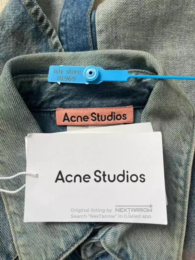 Acne Studios Acne Studios Denim series denim distressed denim button sh Size US S / EU 44-46 / 1 - 4 Thumbnail