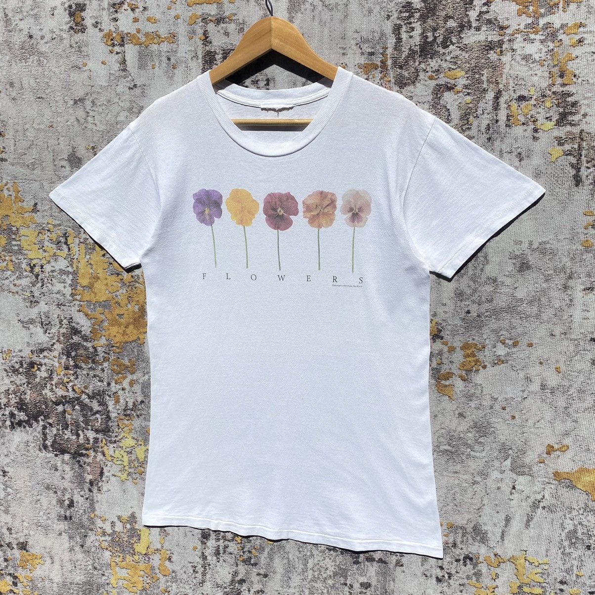 Vintage Vintage 1995 Flower Plant The Earth Art Shirt Size US S / EU 44-46 / 1 - 3 Thumbnail