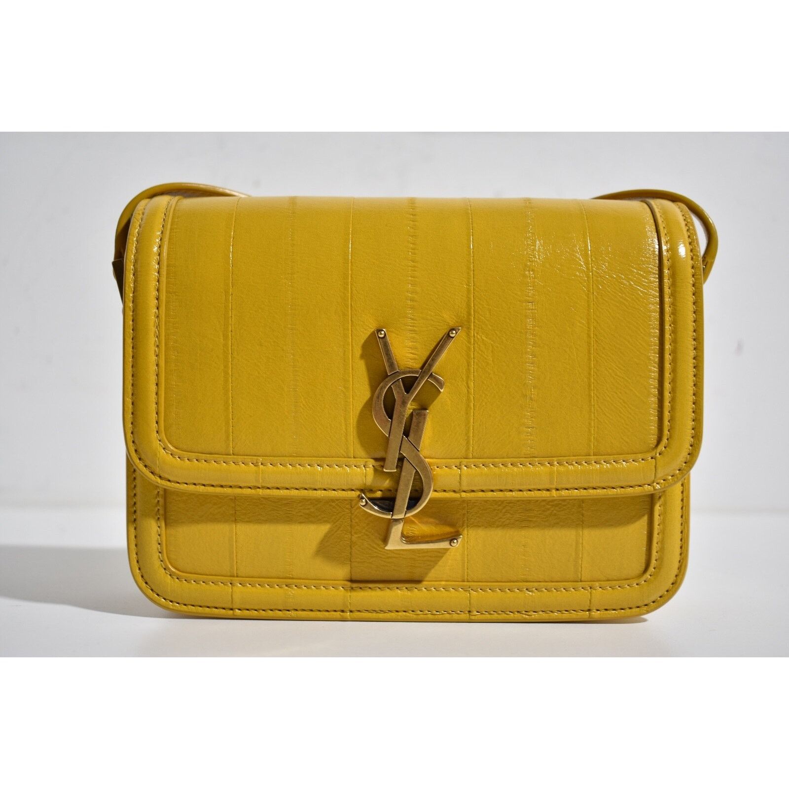 Yves Saint Laurent Saint Laurent Yellow Leather Satchel Shoulder Bag Size ONE SIZE - 2 Thumbnail