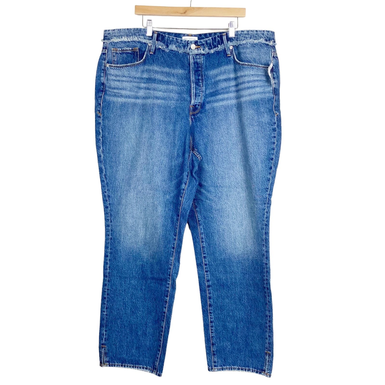Good American Good American Good Boy High Rise Boyfriend Jeans Sz 20 Size 42" / US 20 - 10 Thumbnail