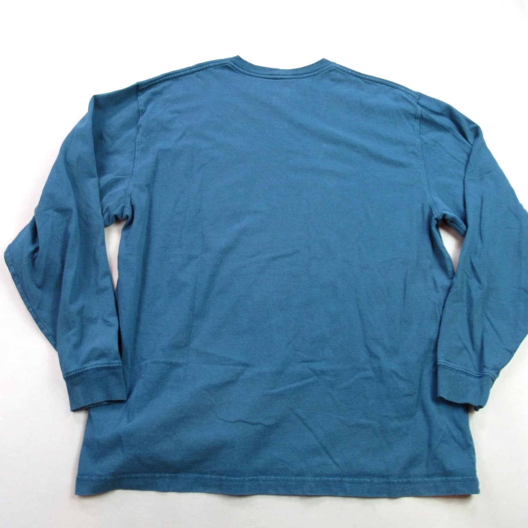 Carhartt Carhartt Shirt Large Blue Long Sleeve Crew Neck Lightweight Casual Mens Size US L / EU 52-54 / 3 - 5 Thumbnail