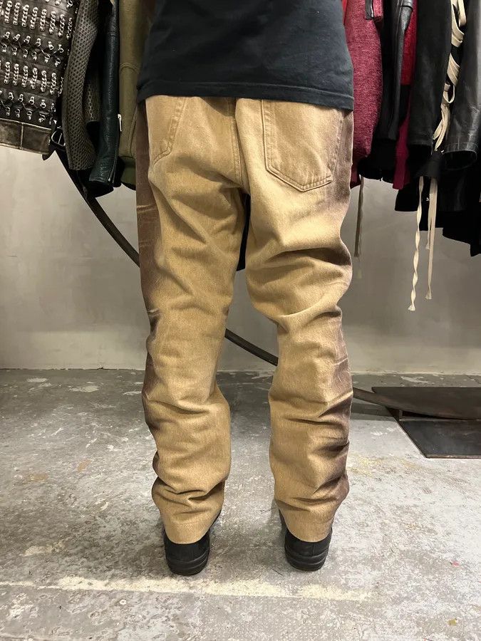 Just Cavalli 2000s Cavalli Beige & Brown Gradient Pants Size US 32 / EU 48 - 4 Thumbnail
