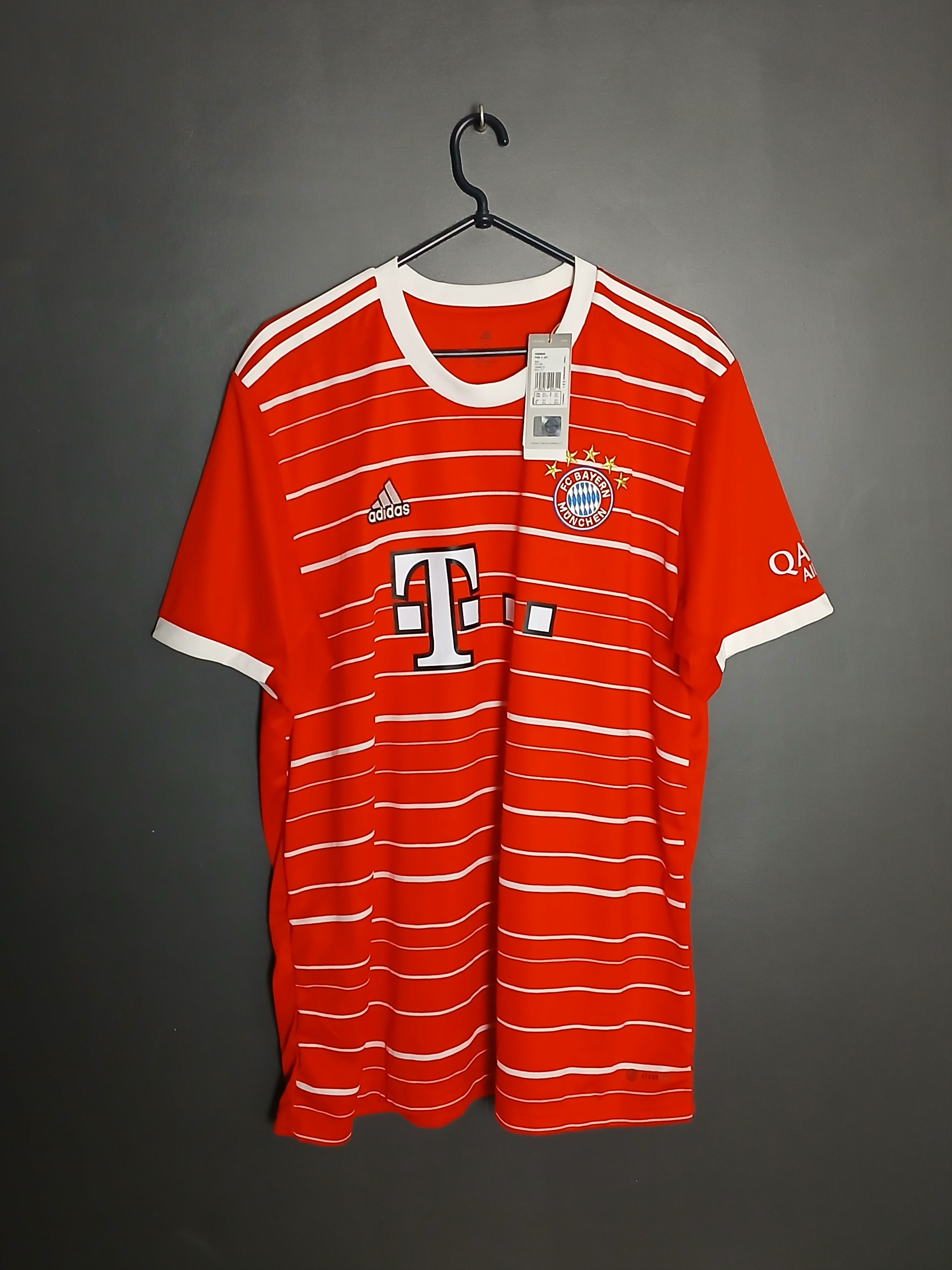 Adidas New Bayern Munich 22/23 Home Football Jersey T-Shirt Size US XXL / EU 58 / 5 - 1 Thumbnail