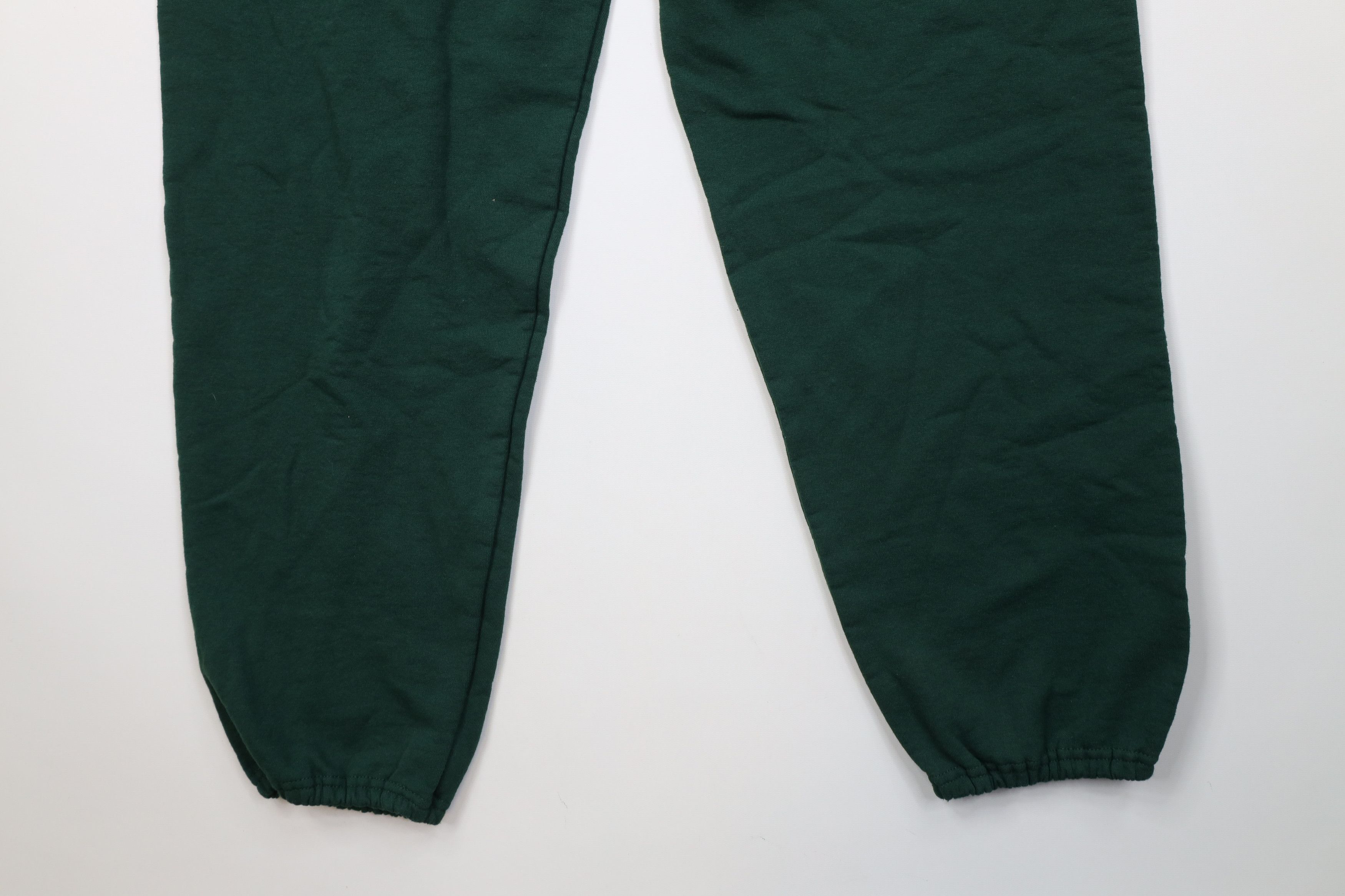 Vintage Vintage 90s Y2K Streetwear Heavy Sweatpants Joggers Green Size US 38 / EU 54 - 4 Thumbnail