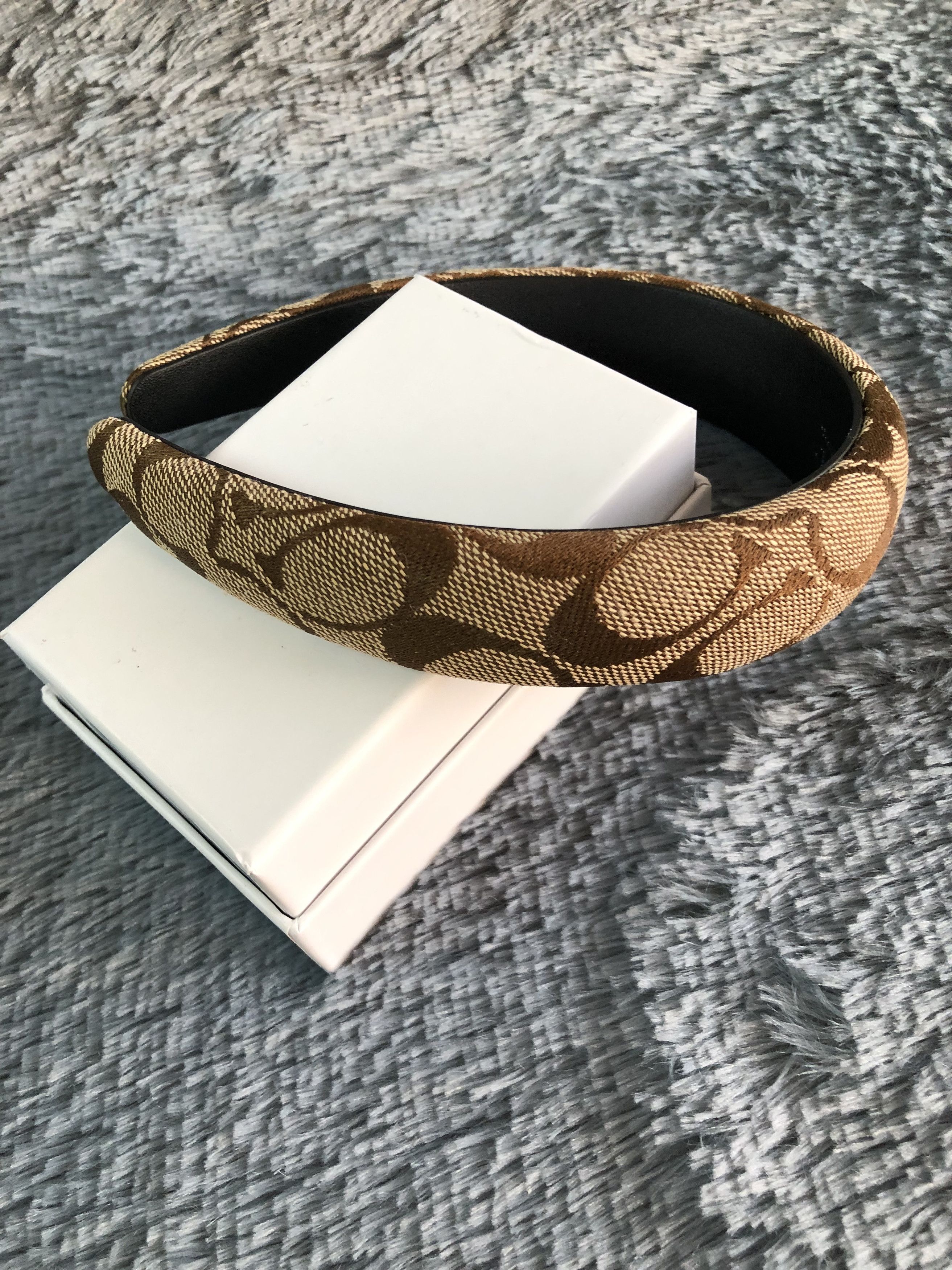 Coach SIGNATURE HEADBAND Coach - Brandclub - SIGNATURE C METALLIC HEADBAND main image 3