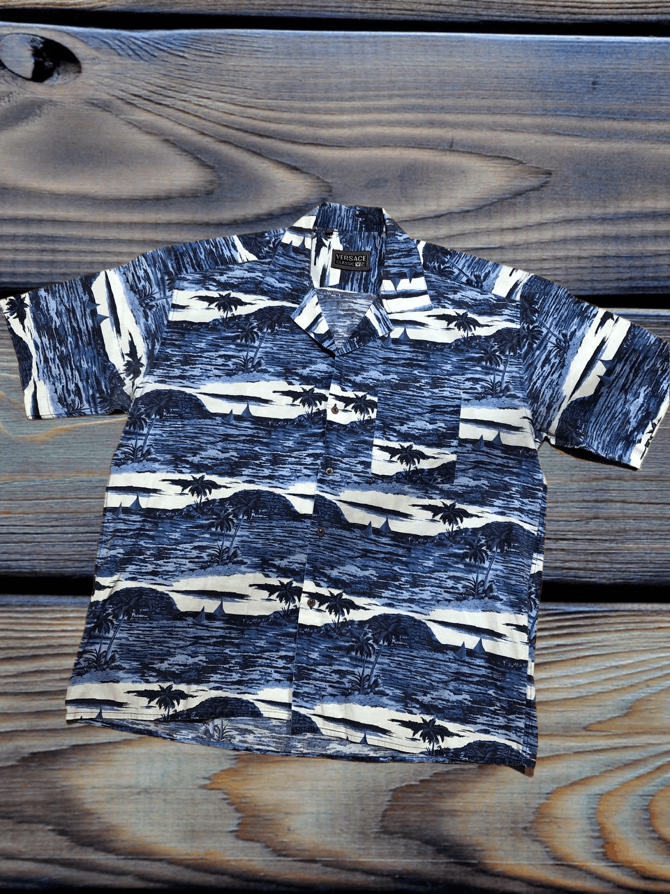 Versace Jeans Couture Vintage Versace Classic V2 Cotton shirt Size US XXL / EU 58 / 5 - 1 Thumbnail