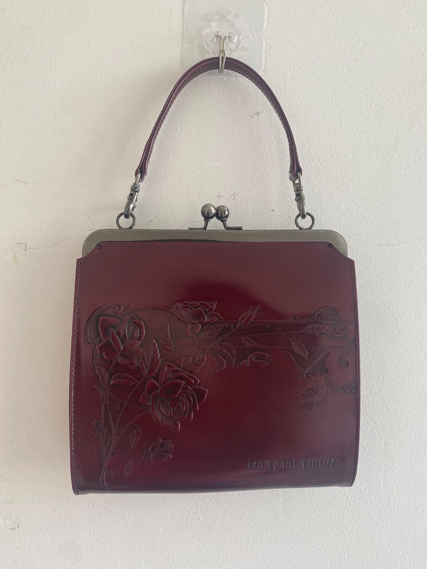 Vivienne Westwood jean paul gaultier burgundy flower handbag Size ONE SIZE - 1 Thumbnail