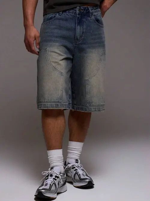 Jean Honoka x Saki Vintage Retro 90s jeans jorts shorts Size US 32 / EU 48 - 2 Thumbnail