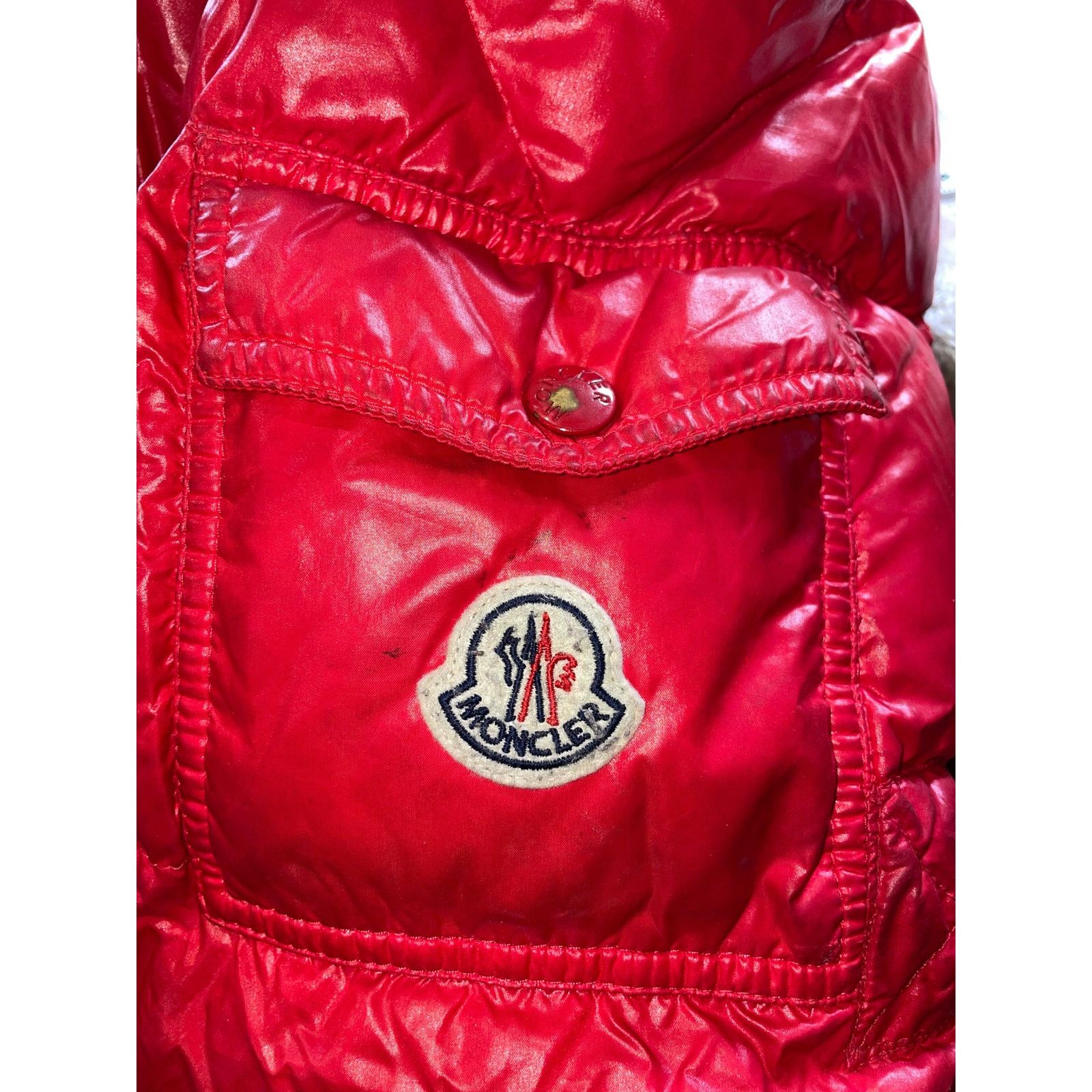 Moncler Moncler Maya Red Puffer Jacket Size US L / EU 52-54 / 3 - 16 Thumbnail