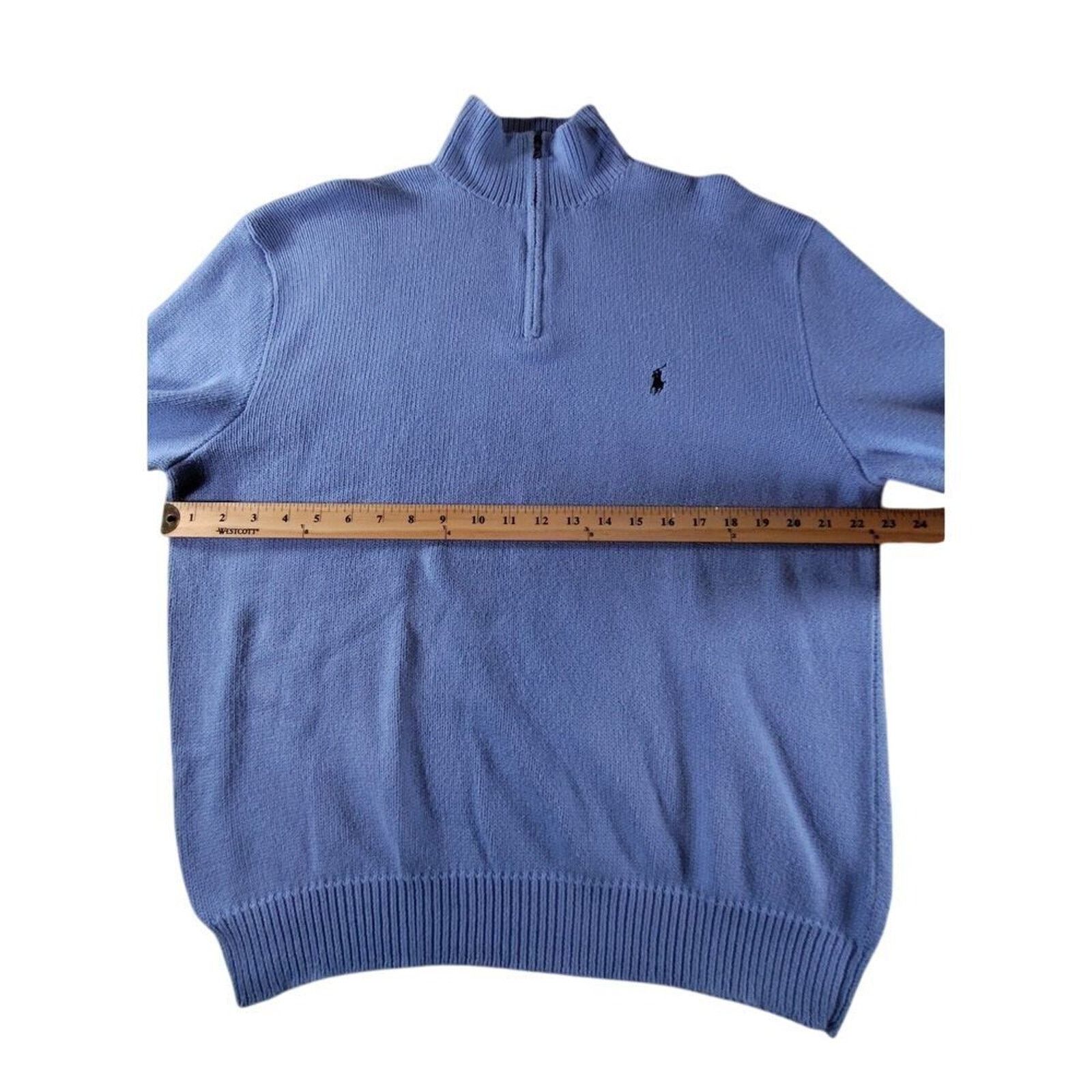 Polo Ralph Lauren Vintage Polo Ralph Lauren Men's XL 1/4 Zip Mock Neck Sweater Size US XL / EU 56 / 4 - 5 Thumbnail