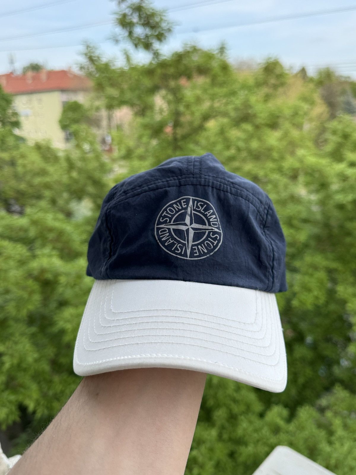 Stone Island stone island nylon cap 5 panel reflective logo Size ONE SIZE - 3 Thumbnail