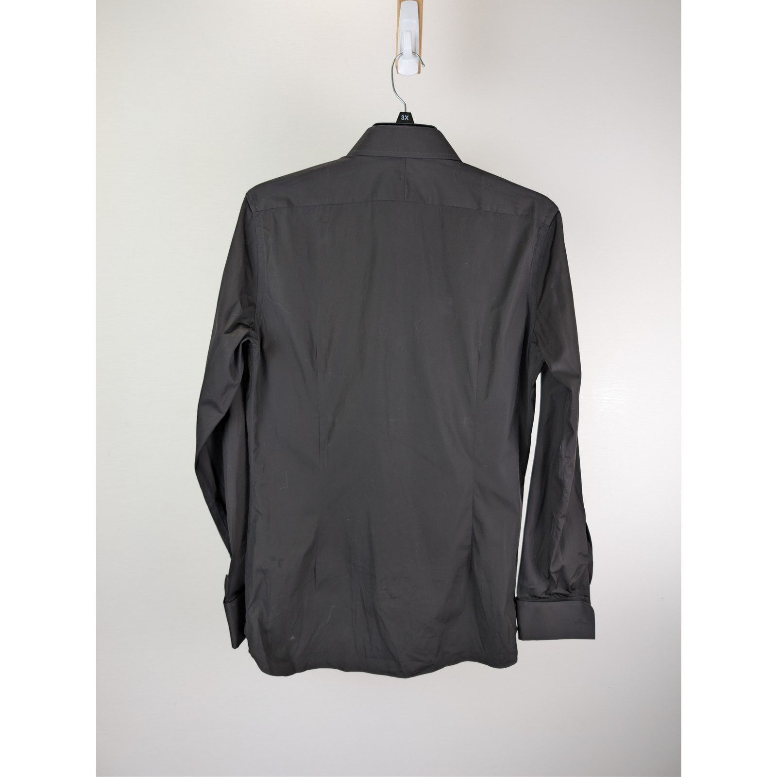 Tom Ford o1rshd1 CC20 Cocktail Voile slim-fit evening shirt in Black Size US M / EU 48-50 / 2 - 14 Thumbnail