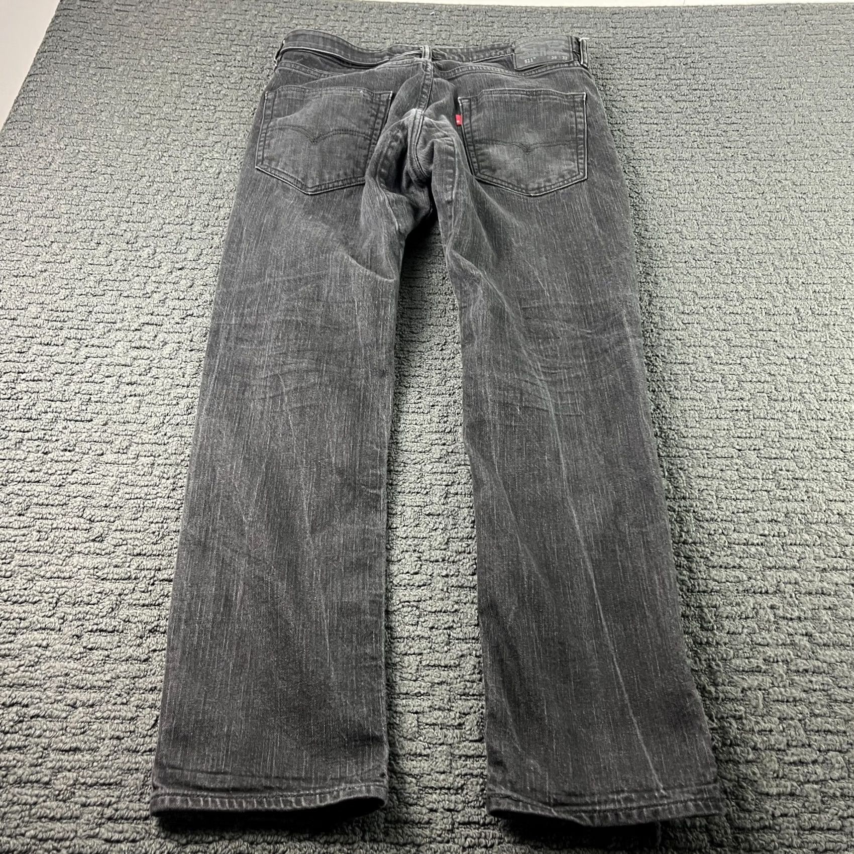 Levi's Levi's 511 Jeans Slim Straight Denim Black 36x30 Adult Men Regular Inseam 30in Cotton Zip Logo Vintage: No Size US 36 / EU 52 - 3 Thumbnail